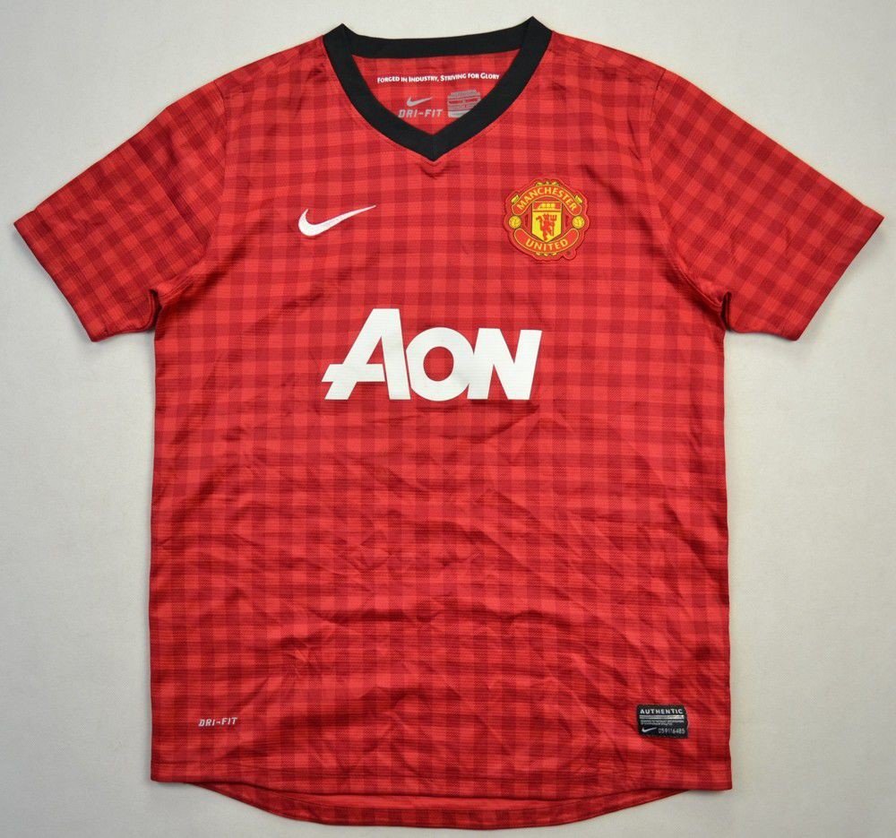 2012-13 MANCHESTER UNITED SHIRT L BOYS Football / Soccer ...