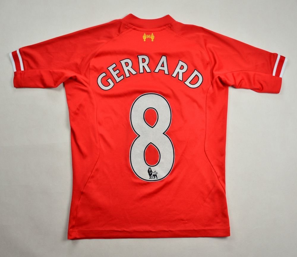 2013-14 LIVERPOOL *GERRARD* SHIRT L. BOYS 146 CM Football ...