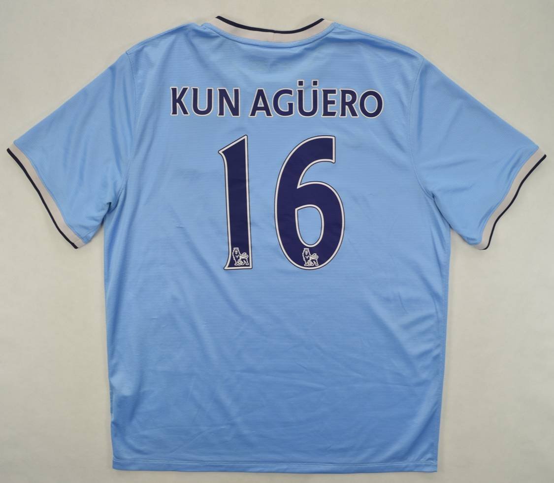 Manchester City shirt worn by Sergio Aguero during title-winning goal set  for auction