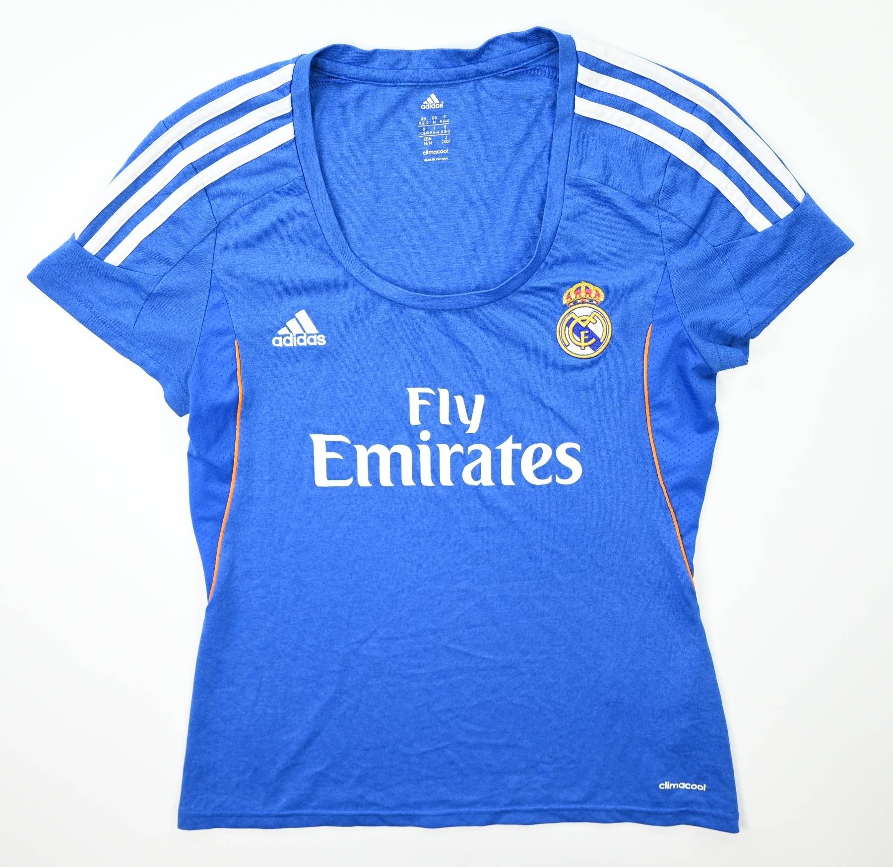 2013-14 REAL MADRID WOMENS SHIRT M Football / Soccer \ European Clubs \  Spanish Clubs \ Real Madrid