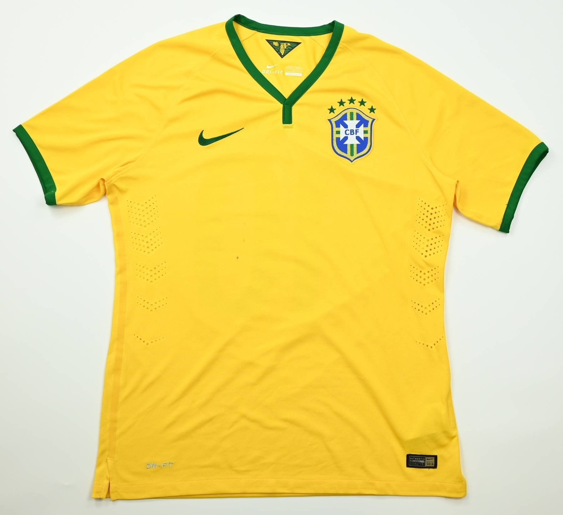 2014-15 Brazil *neymar Jr* Shirt L Football   Soccer \ International 