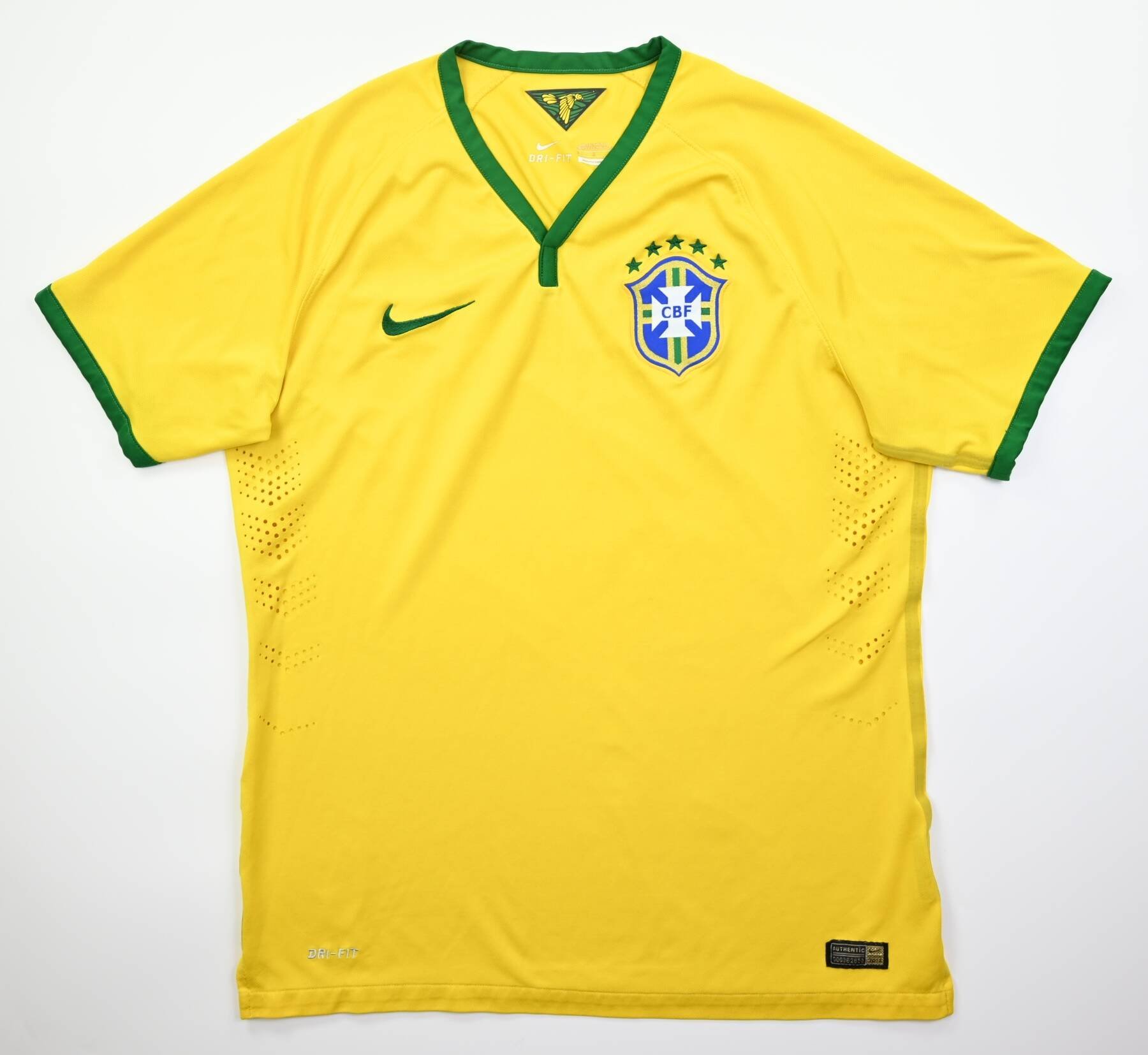 2014-15 BRAZIL SHIRT L Football / Soccer \ International Teams \ North ...