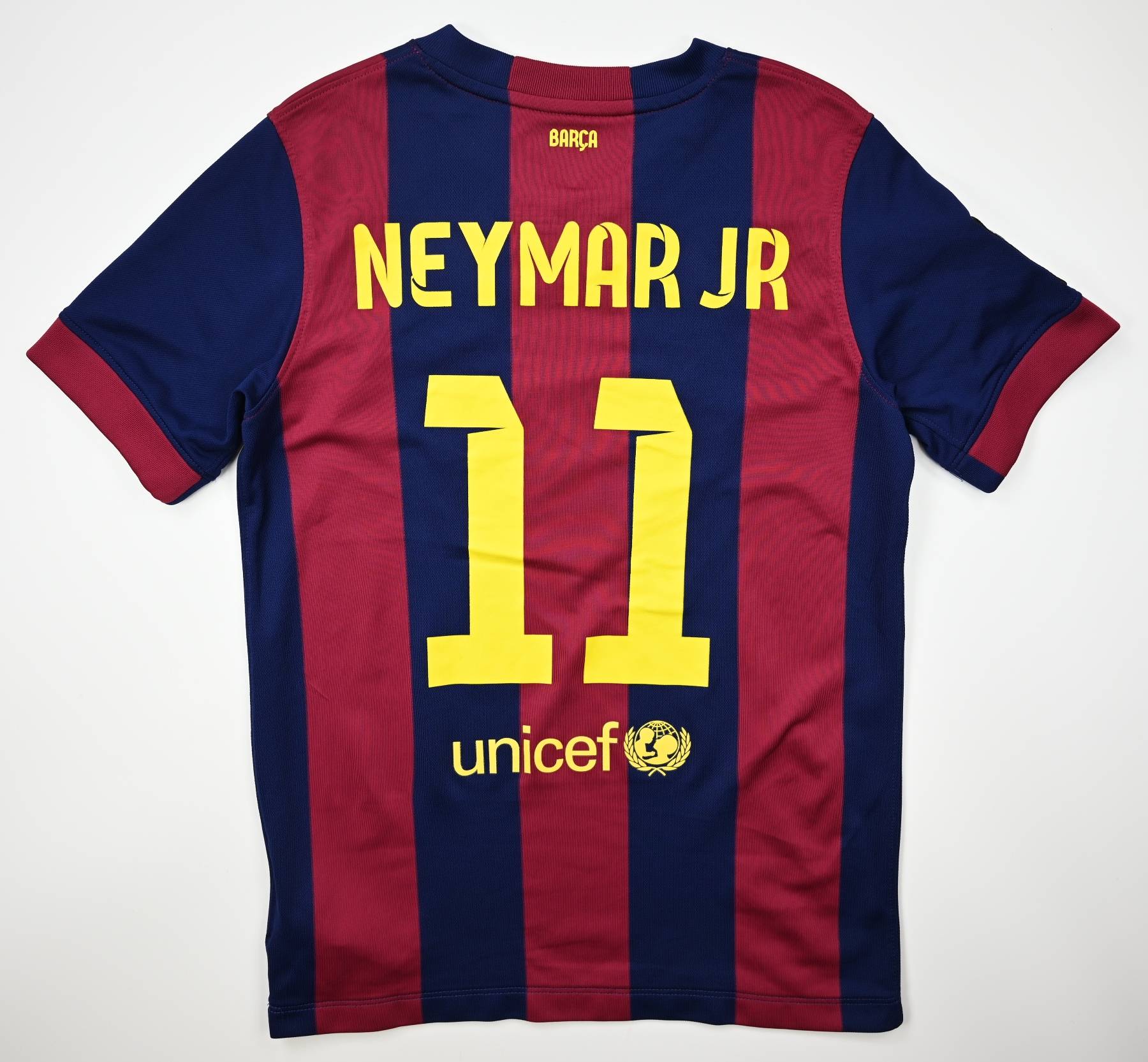 Eerbetoon Ophef logica 2014-15 FC BARCELONA *NEYMAR JR* SHIRT L. BOYS Football / Soccer \ European  Clubs \ Spanish Clubs \ FC Barcelona | Classic-Shirts.com