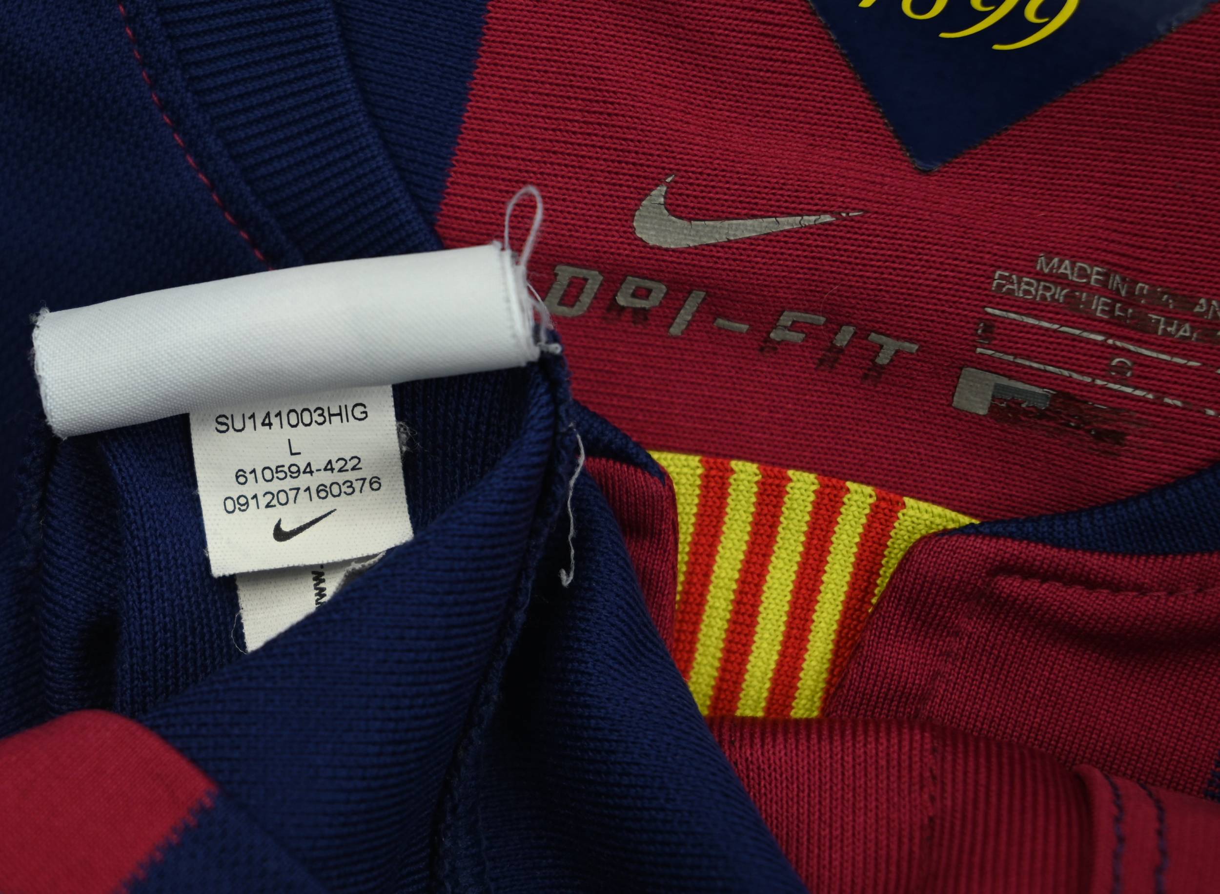 2014-15 FC BARCELONA SHIRT L Football / Soccer \ European Clubs ...