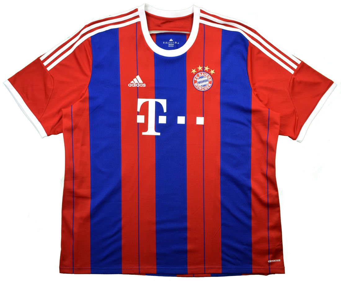 2014 15 Fc Bayern Munchen Shirt L Football Soccer European Clubs German Clubs Bayern Munchen Classic Shirts Com