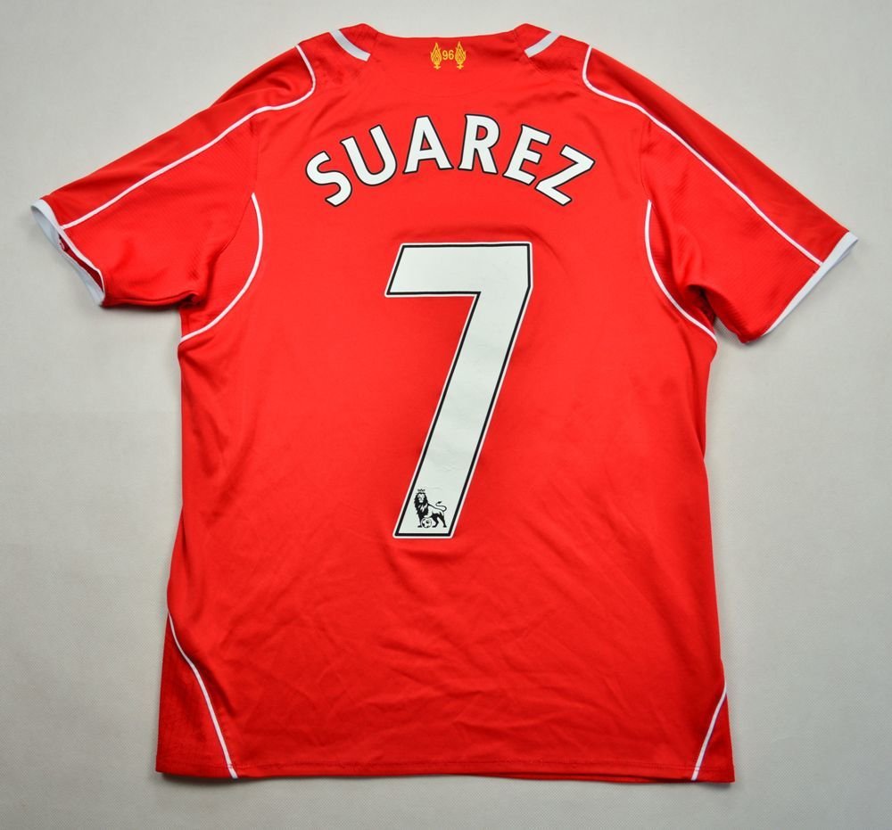 Match Worn Luis Suarez Signed Liverpool Shirt CharityStars