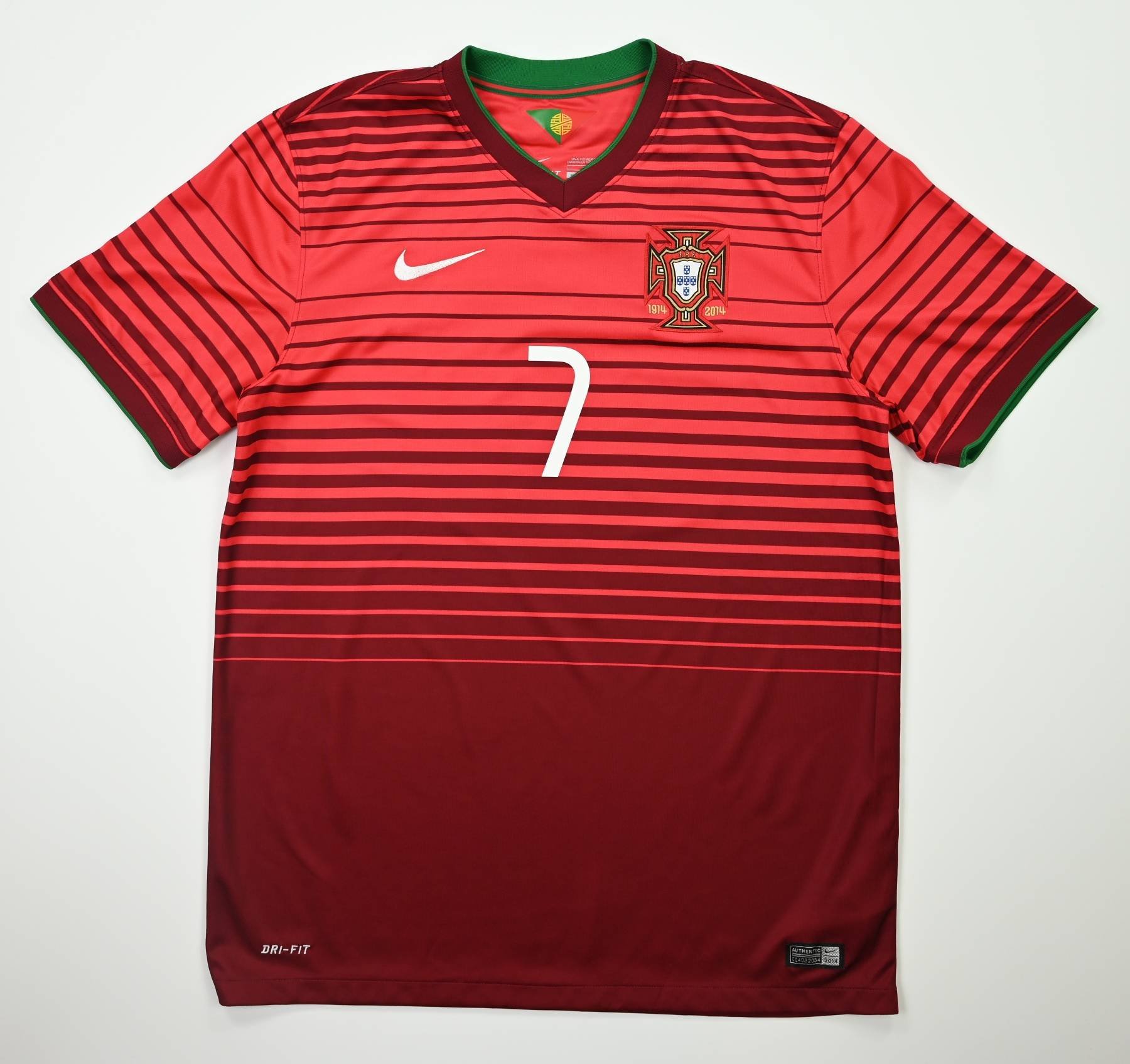 2014-15 PORTUGAL *RONALDO* SHIRT L Football / Soccer \ International ...