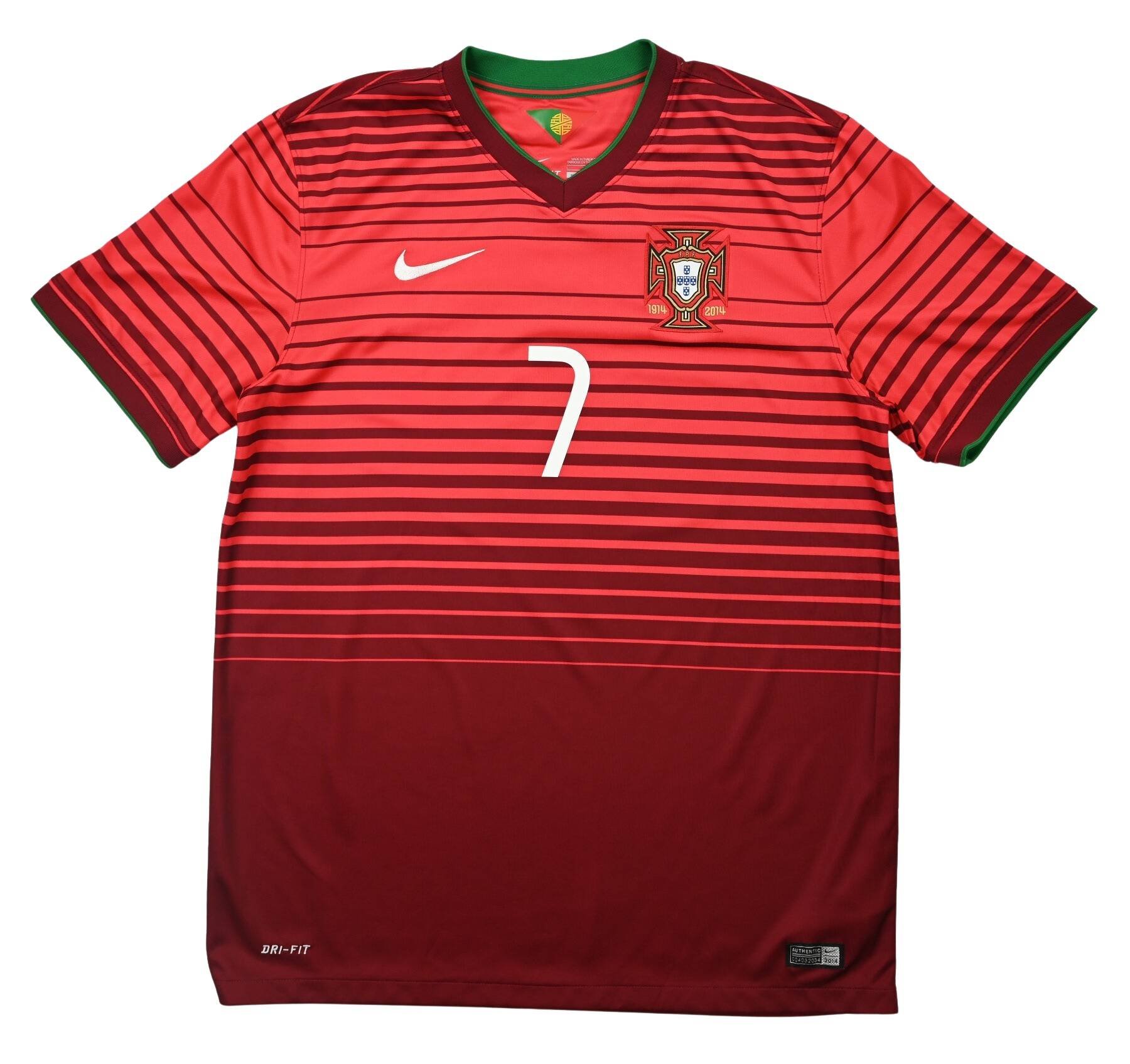 2014-15 PORTUGAL *RONALDO* SHIRT L Football / Soccer \ International ...