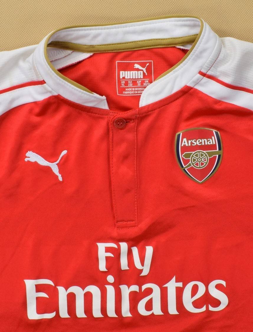 2015-16 ARSENAL LONDON SHIRT L. BOYS 152 CM Football / Soccer \ Premier ...