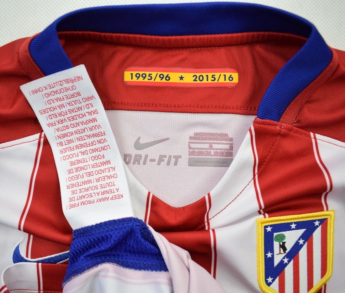 2015 16 Atletico Madrid Shirt L Boys Football Soccer European Clubs Spanish Clubs Atletico Madrid Classic Shirts Com