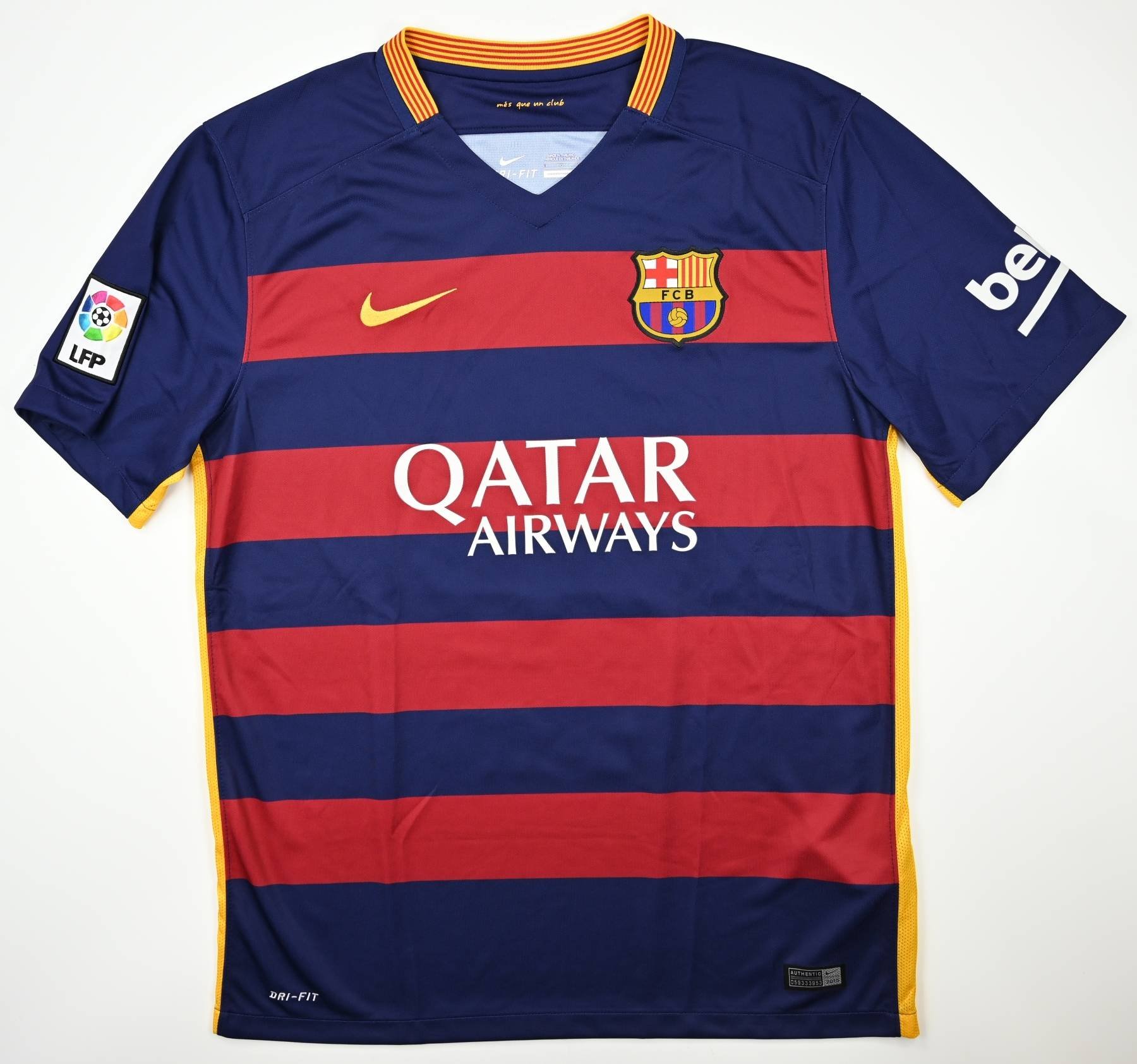 2015-16 FC BARCELONA *MESSI* SHIRT L Football / Soccer \ European Clubs ...