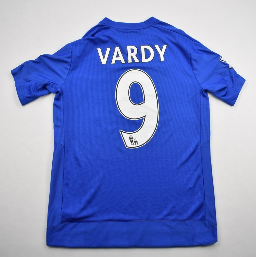 2015-16 LEICESTER CITY *VARDY* SHIRT S Football / Soccer \ Premier ...