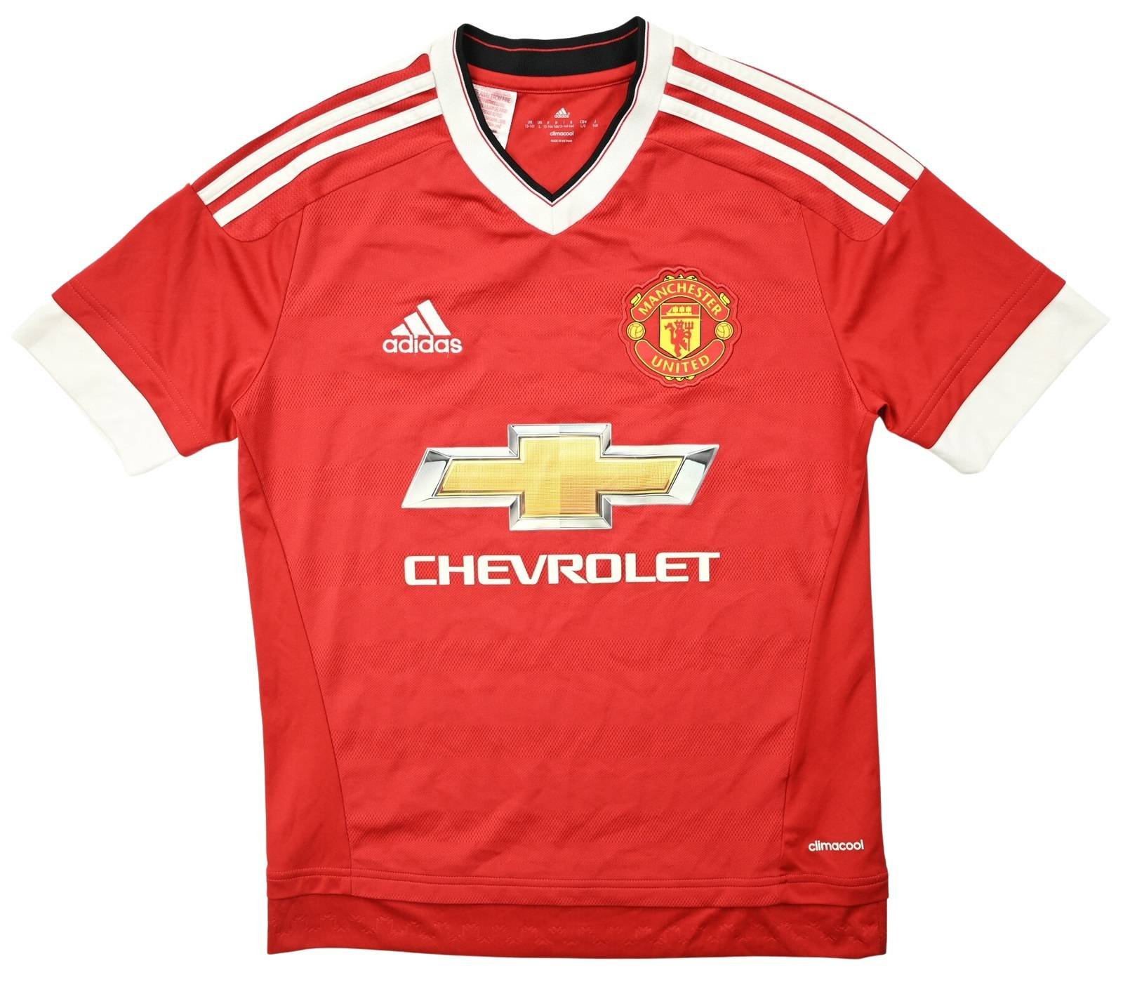 2015-16 MANCHESTER UNITED SHIRT L. BOYS Football / Soccer \ Premier ...