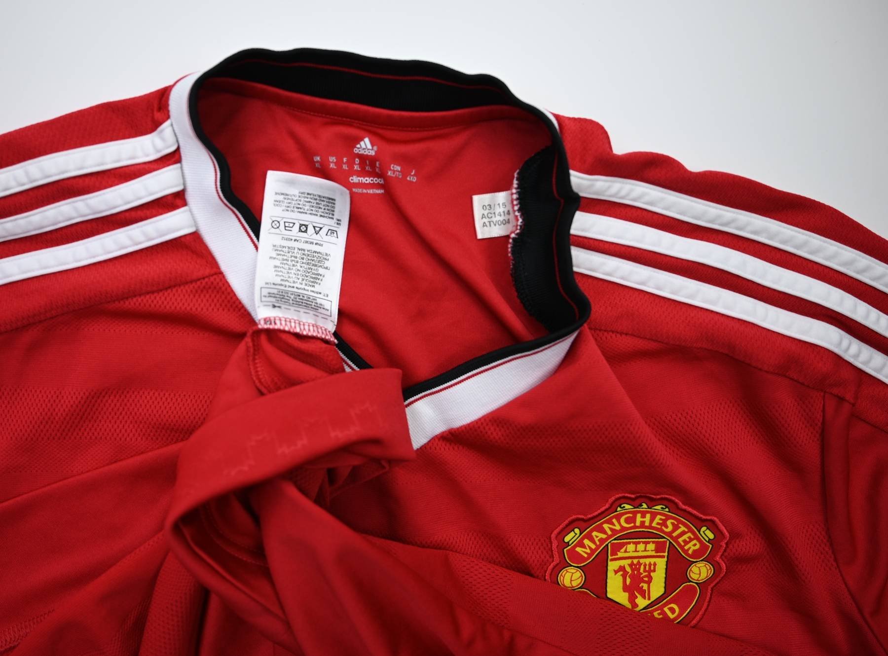 2015-16 MANCHESTER UNITED SHIRT XL Football / Soccer \ Premier League ...