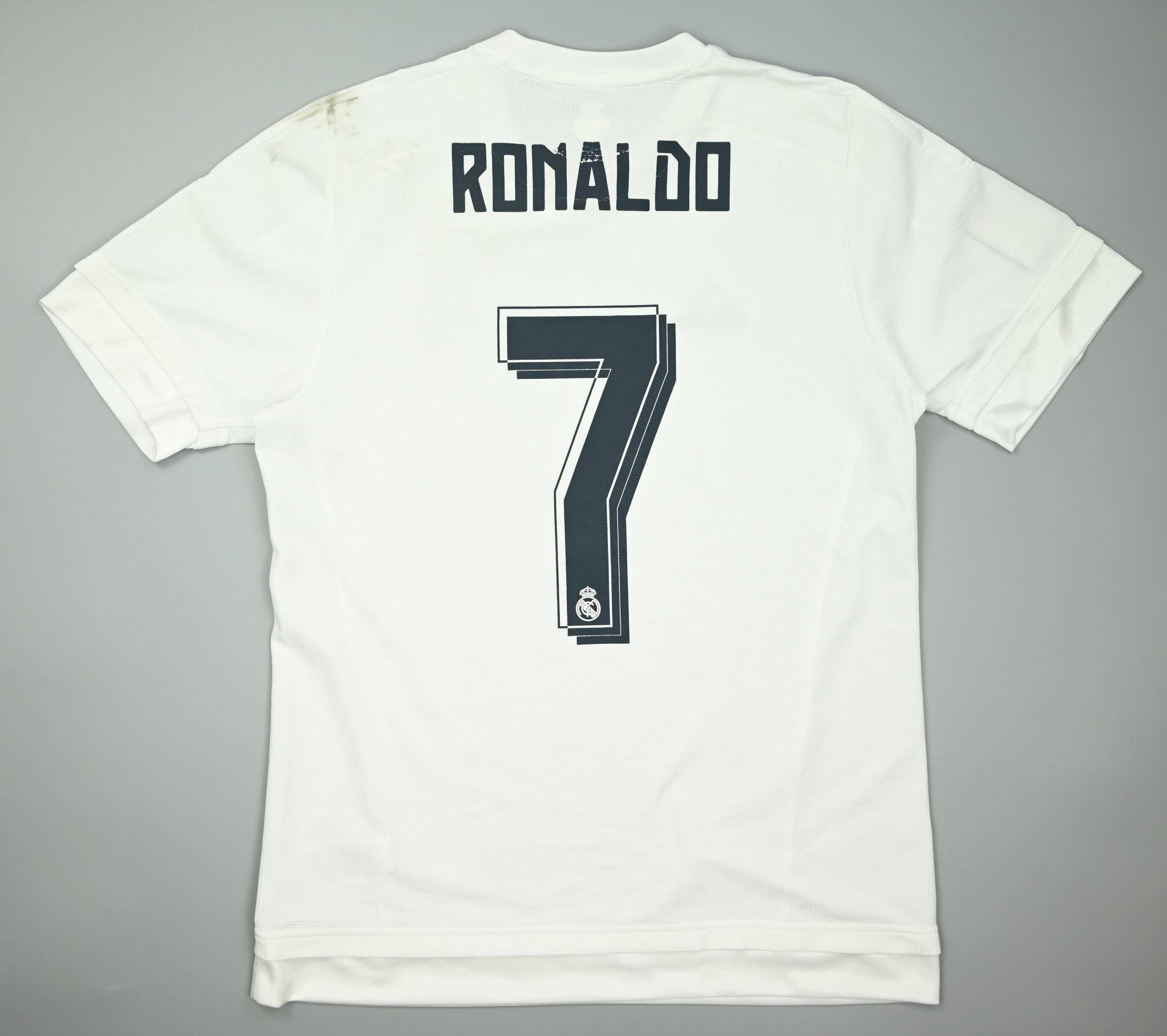 2015-16 REAL MADRID *RONALDO* SHIRT M Football / Soccer \ European ...