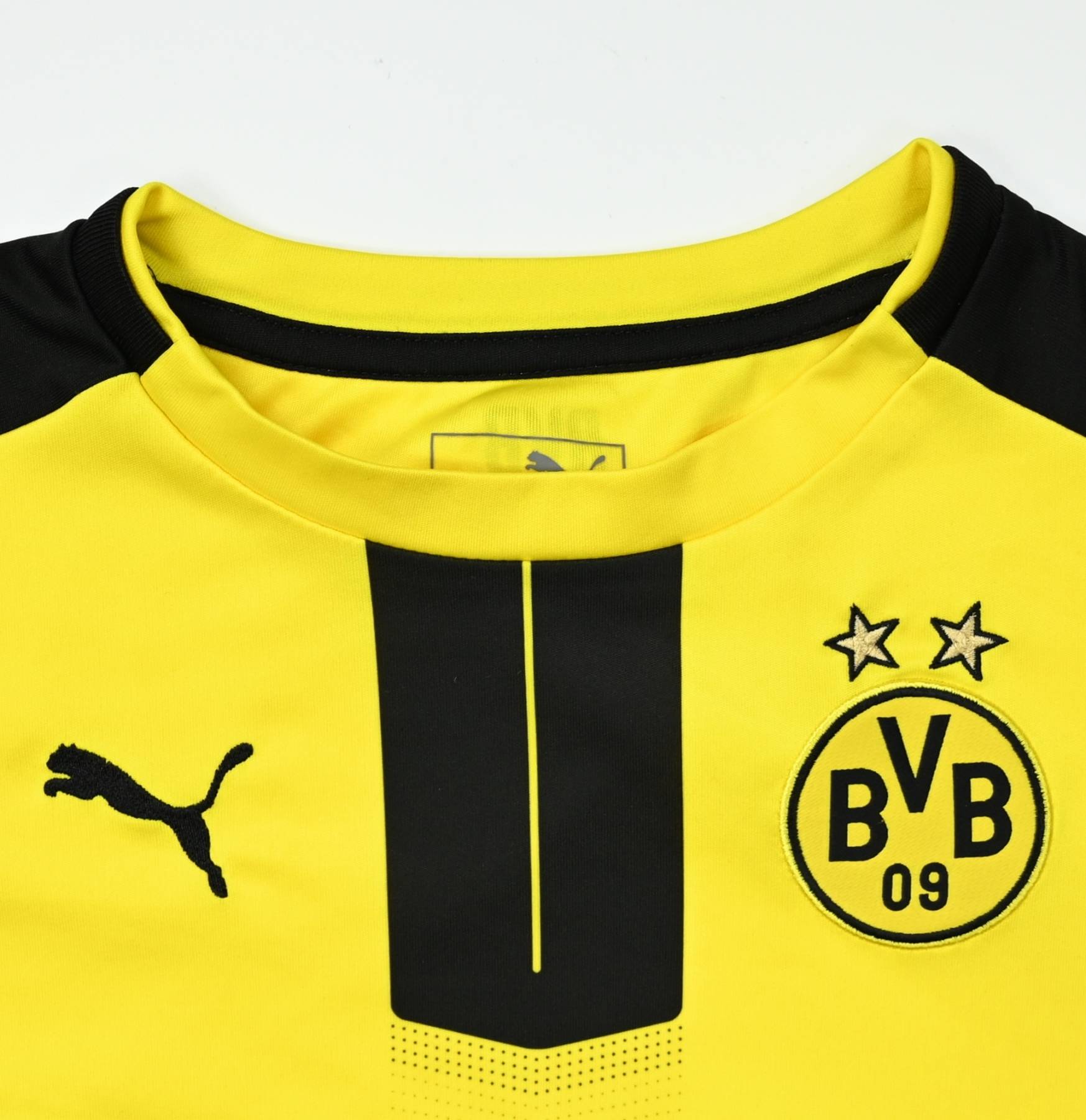 Puma Men's Borussia Dortmund 2023/24 Away Jersey Black/Yellow, XL