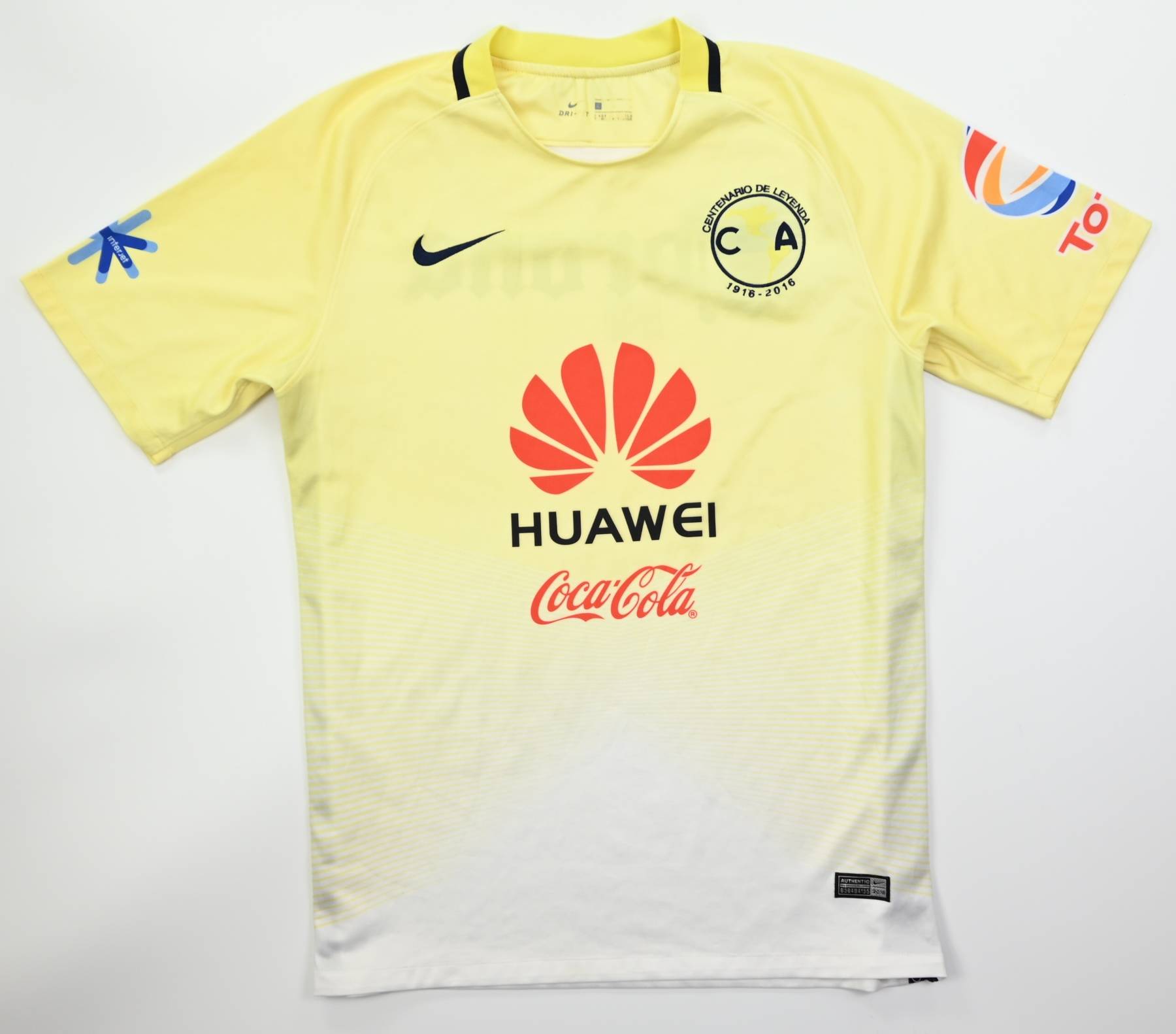 Nike Club America Home Jersey Youth 2016/17 - Yelw