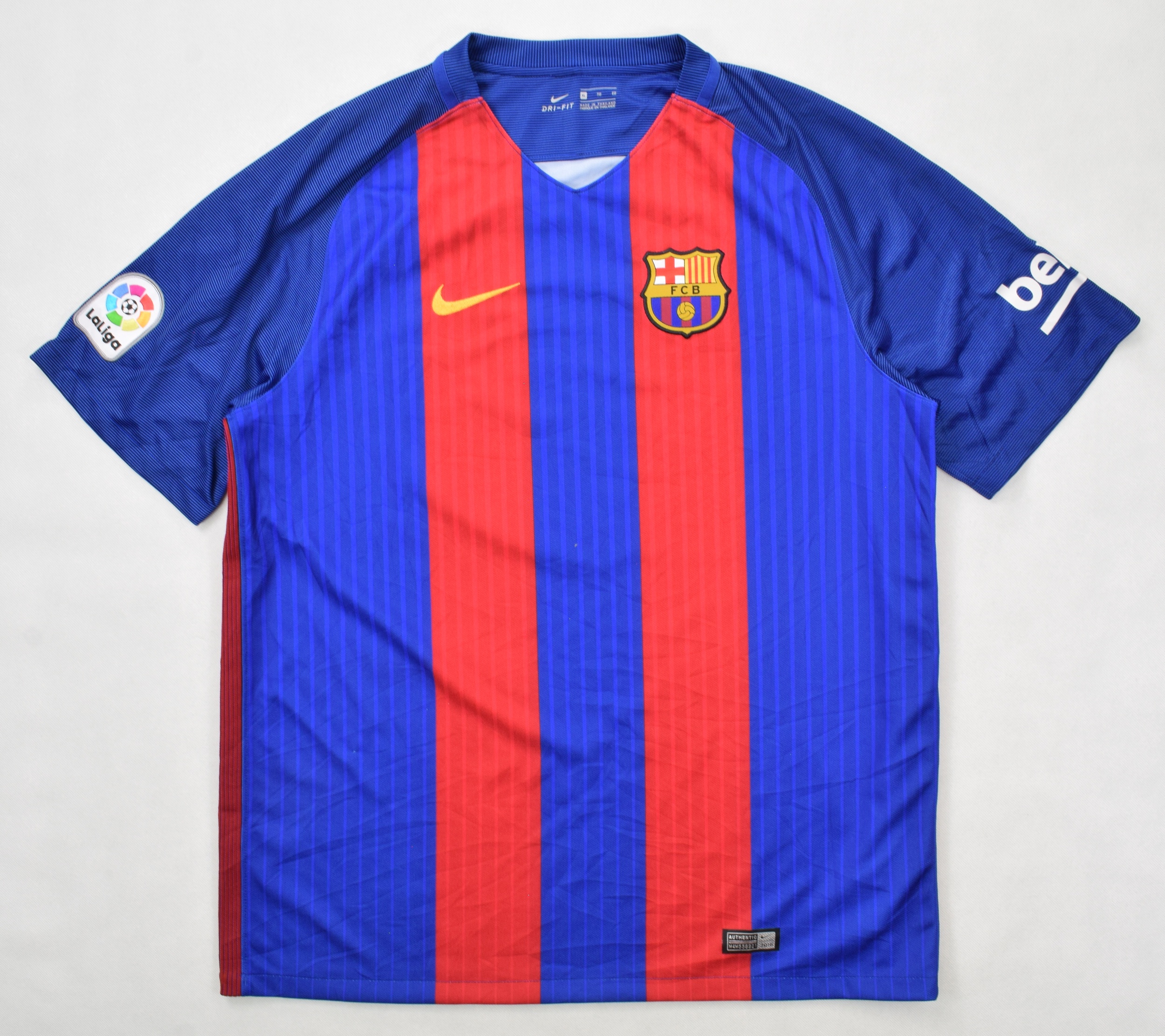 Proportioneel geeuwen bellen 2016-17 FC BARCELONA SHIRT XL Football / Soccer \ European Clubs \ Spanish  Clubs \ FC Barcelona | Classic-Shirts.com