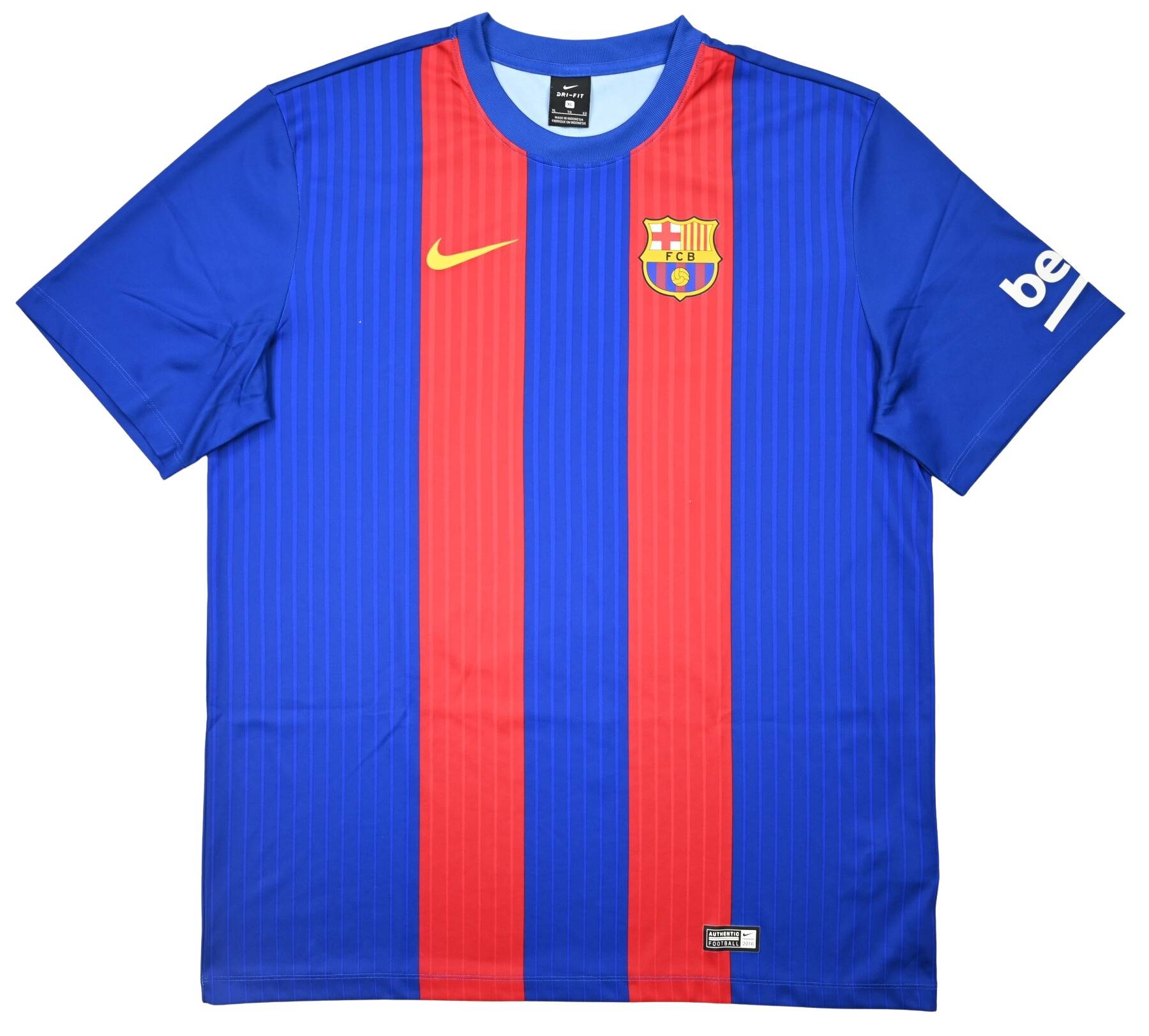 Camiseta de fútbol Nike FC Barcelona Home - 2016/17 (con patrocinador)