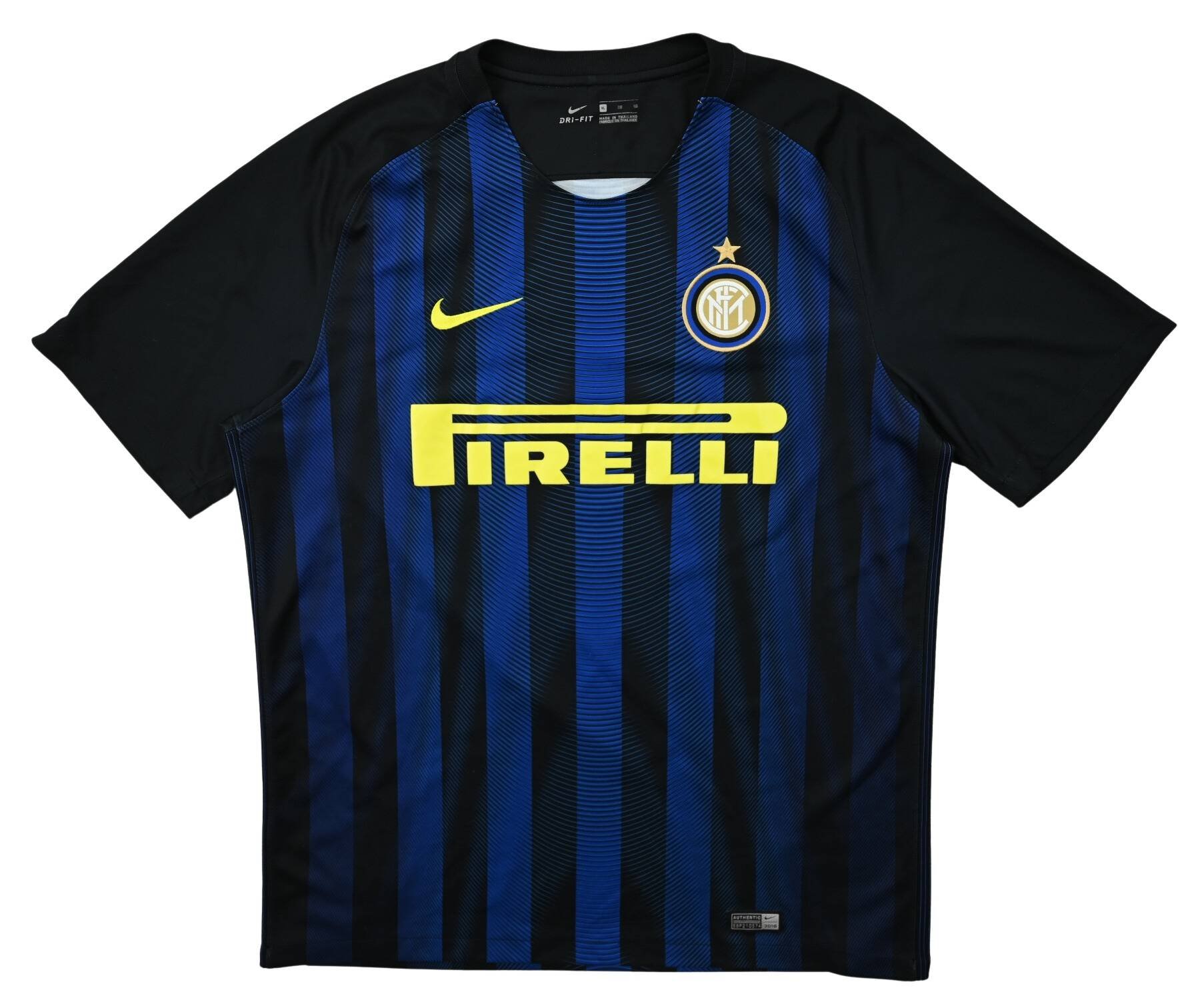 2016-17 INTER MILAN SHIRT XL Football / Soccer \ European Clubs ...