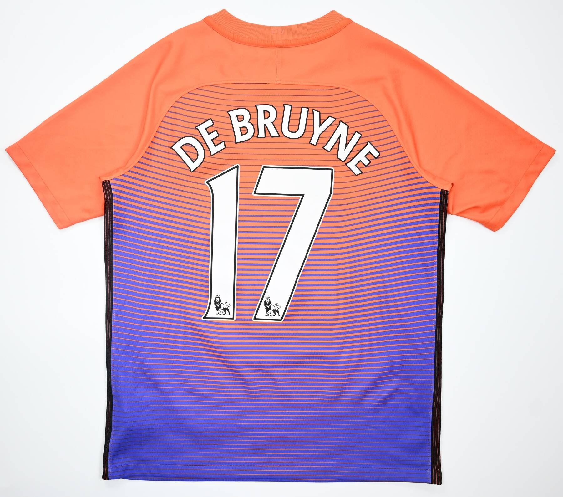 2016-17 MANCHESTER CITY *DE BRUYNE* SHIRT XL. BOYS Football / Soccer ...