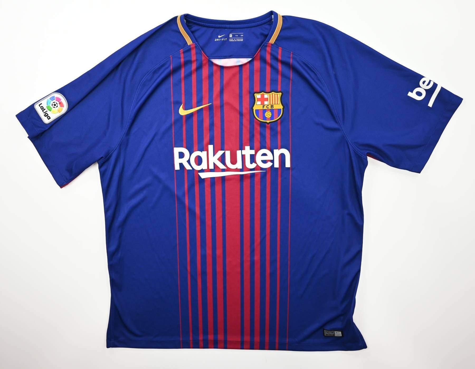 2017-18 FC BARCELONA *MESSI* SHIRT L Football / Soccer \ European Clubs ...