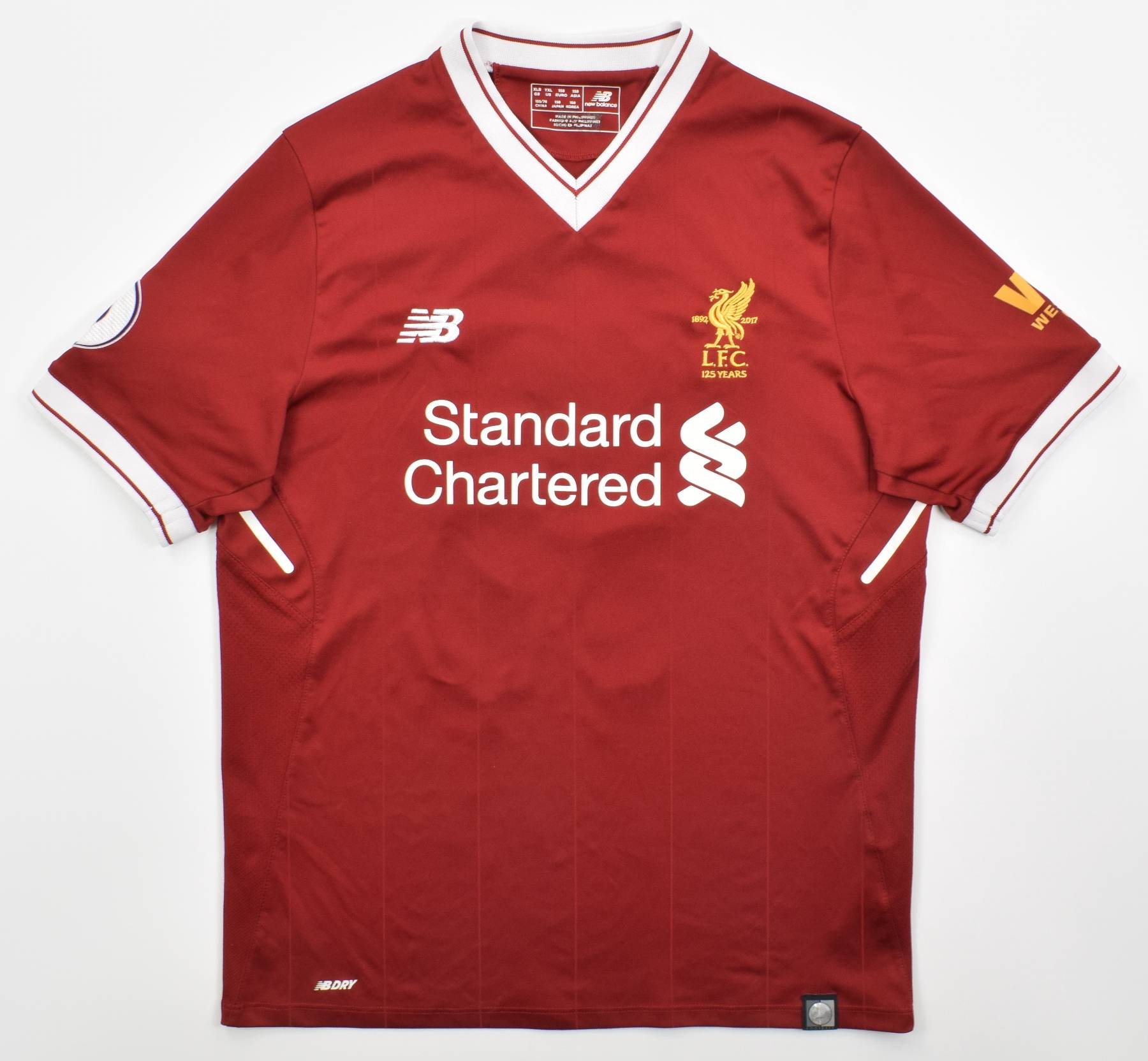 2017-18 LIVERPOOL *M.SALAH* SHIRT XL. BOYS Football / Soccer