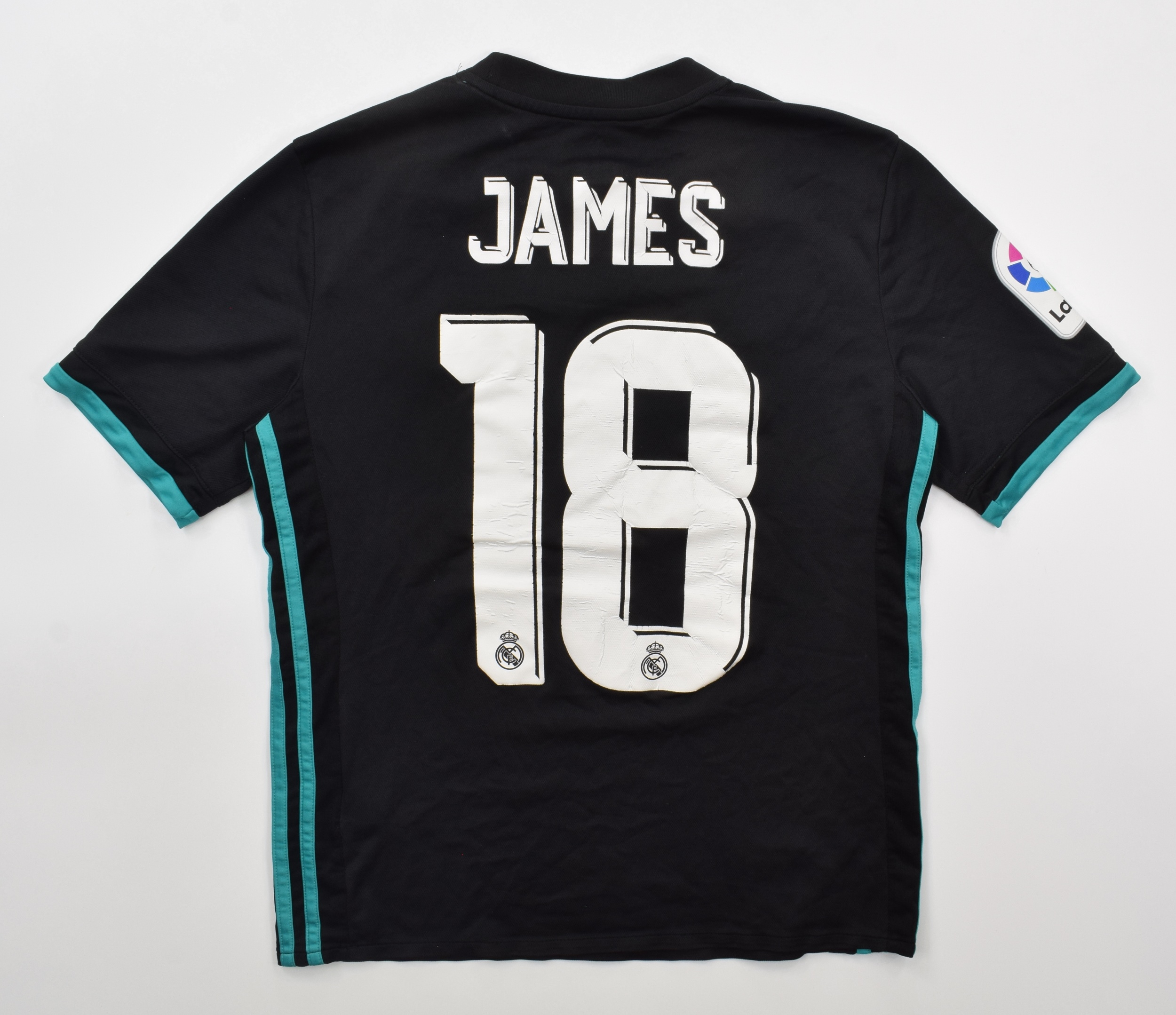 2017-18 REAL MADRID *JAMES* SHIRT L.BOYS Football / Soccer \ European ...