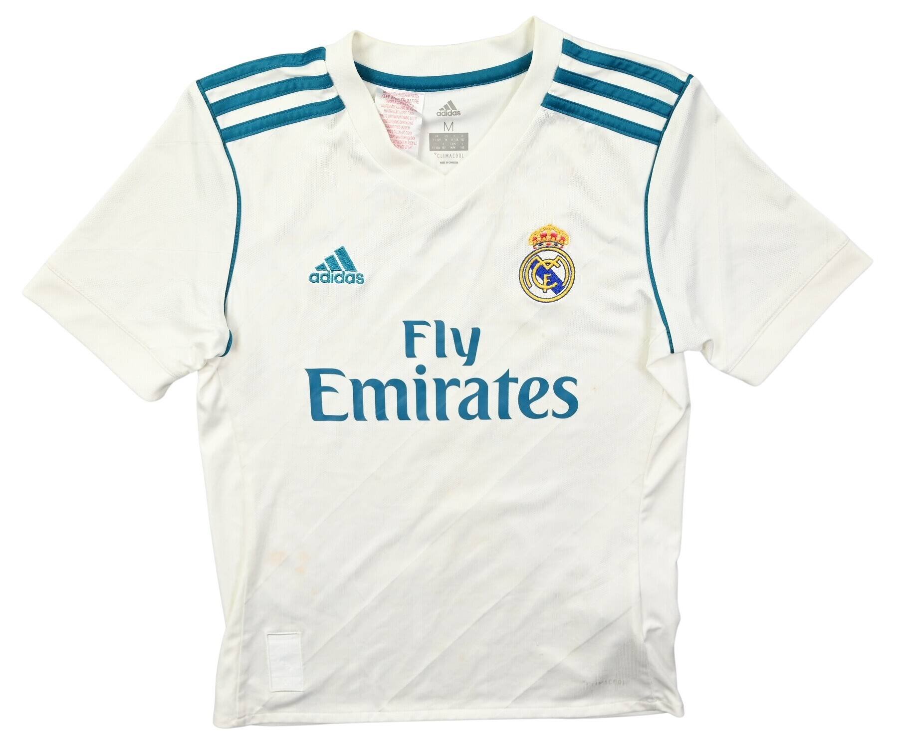 2017-18 REAL MADRID SHIRT M. BOYS Football / Soccer \ European Clubs ...