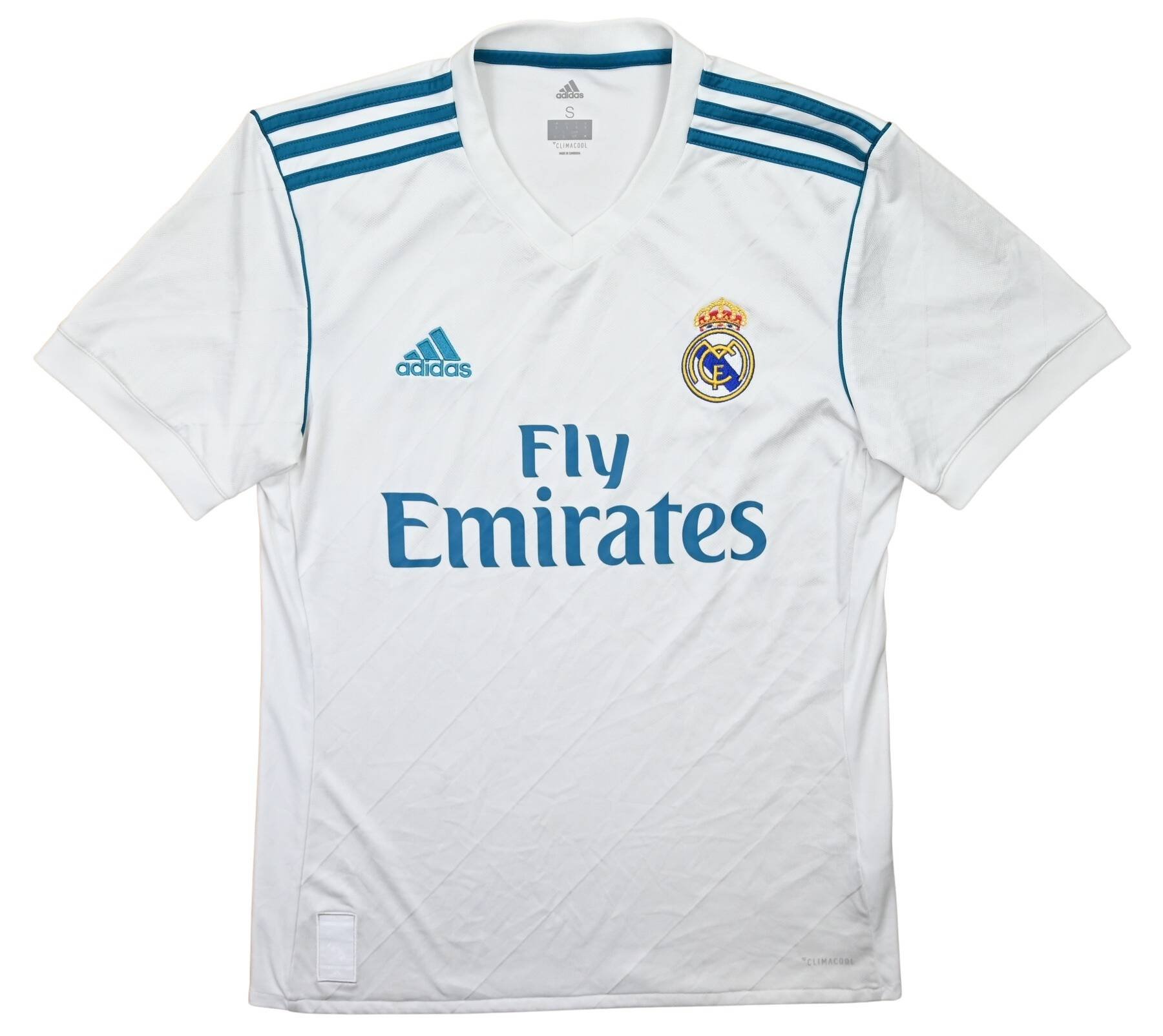 2017-18 REAL MADRID SHIRT S Football / Soccer \ European Clubs ...