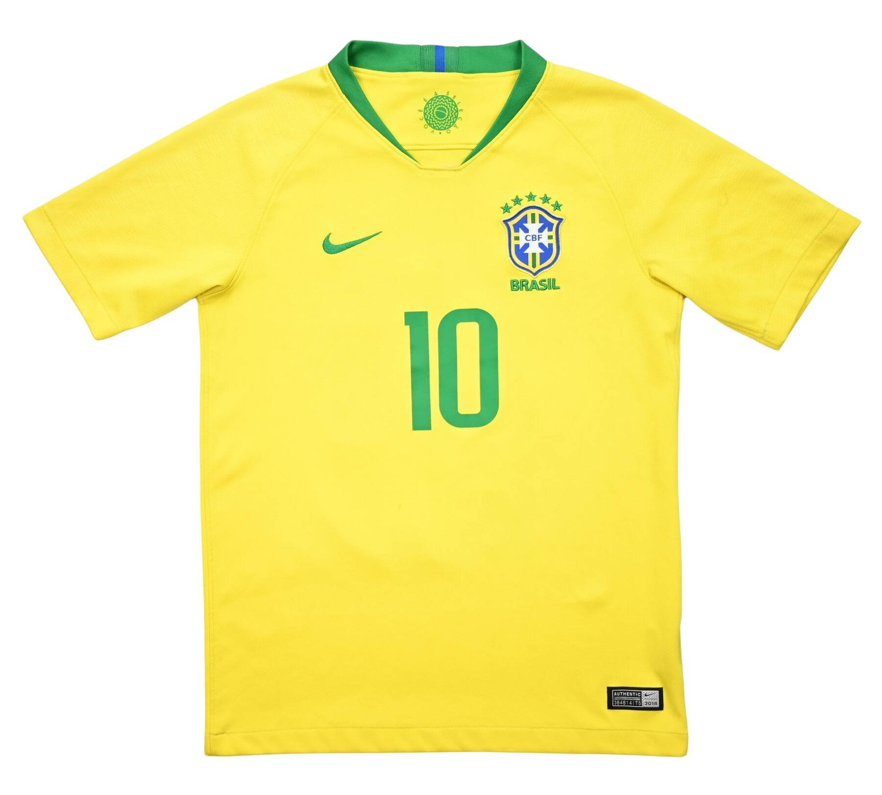 2018-19 BRAZIL *PELE* SHIRT L. BOYS Football / Soccer \ International ...