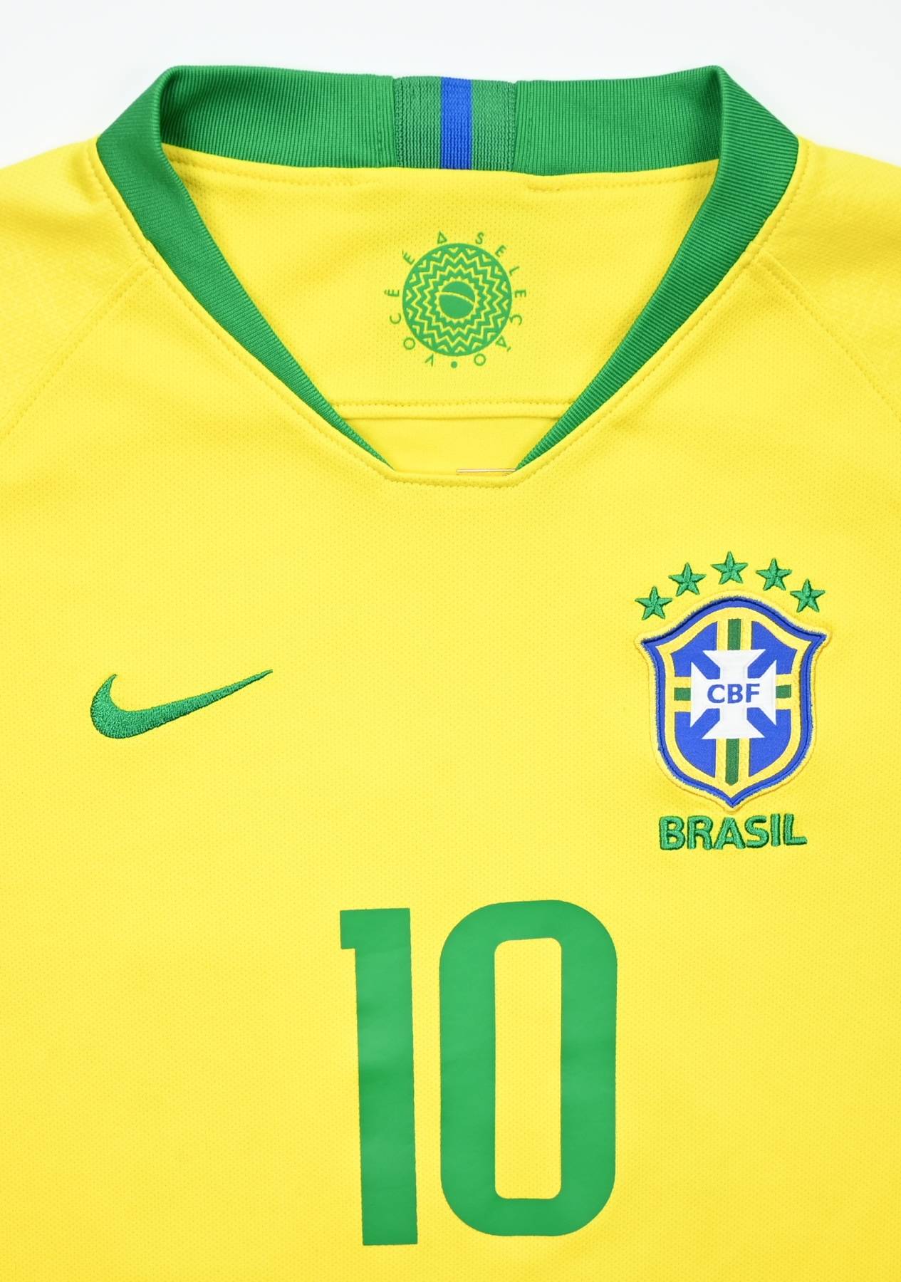 2018-19 BRAZIL *PELE* SHIRT L. BOYS Football / Soccer \ International ...