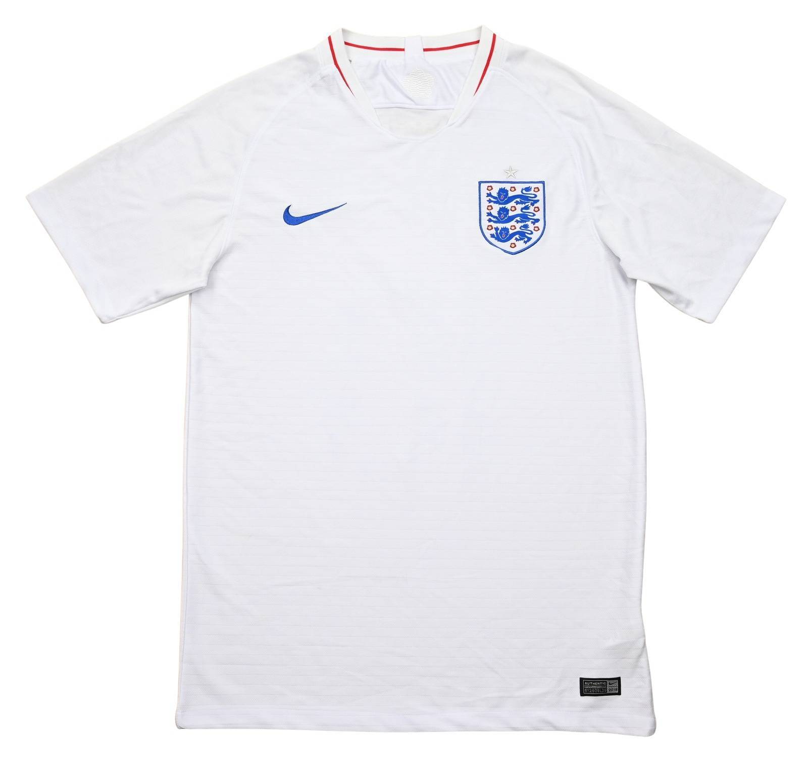 Nike England Bukayo Saka Authentic Match Home Jersey 22/23 w/ World Cup 2022 Patches(White/Blue Fury/Blue Void) Size XL