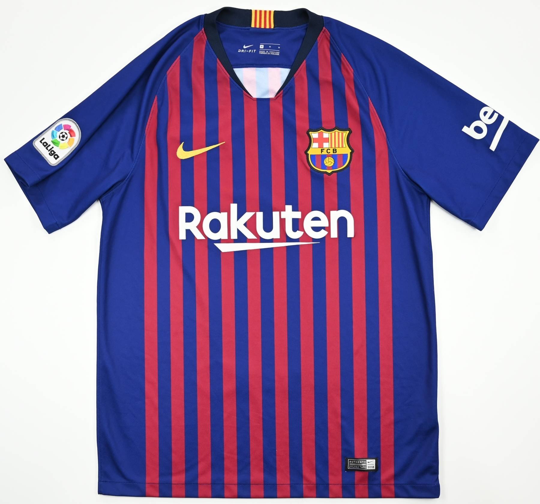 2018-19 Fc Barcelona Shirt M Football   Soccer \ European Clubs 