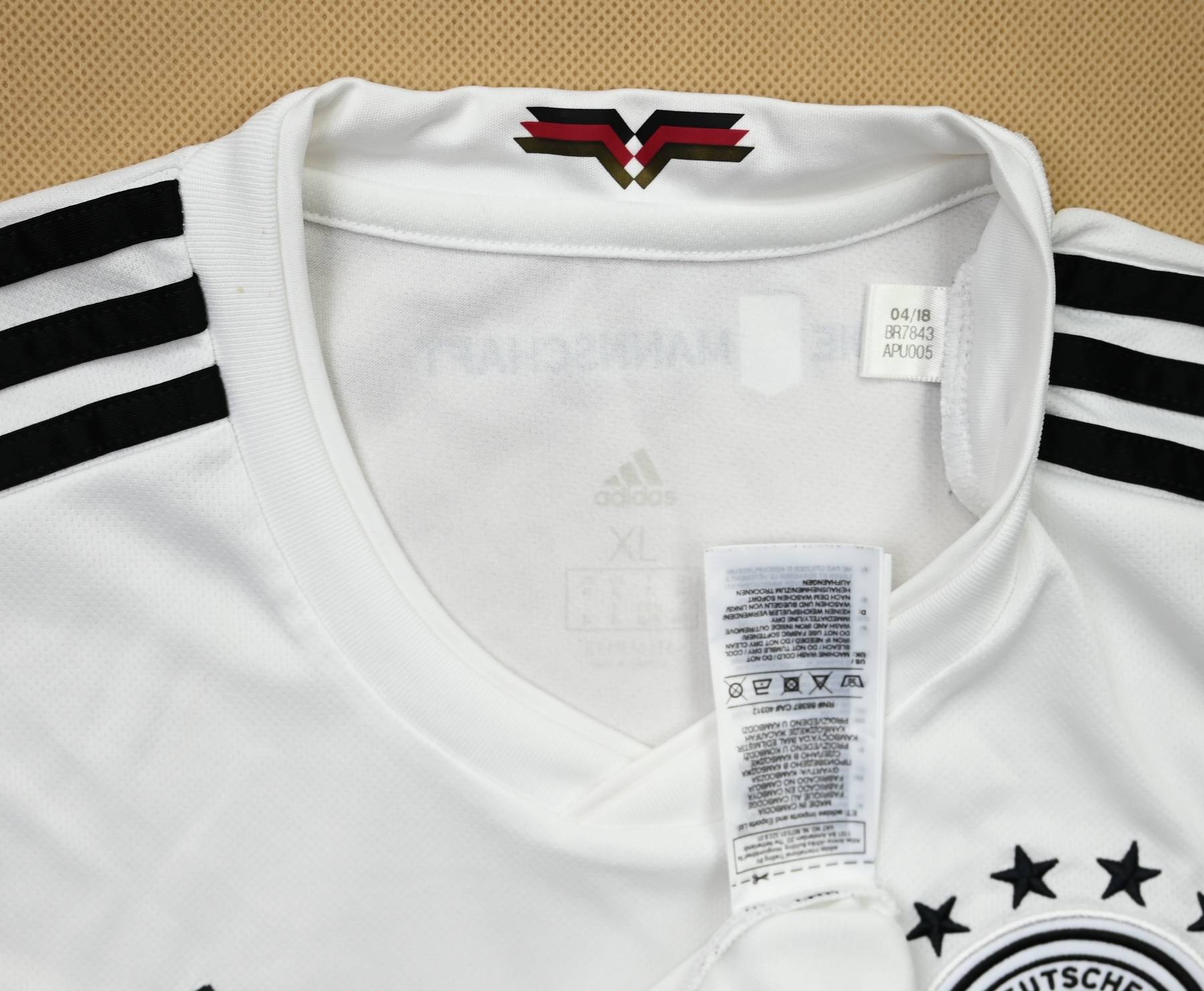adidas Germany 2018 Home Jersey, BR7843, White