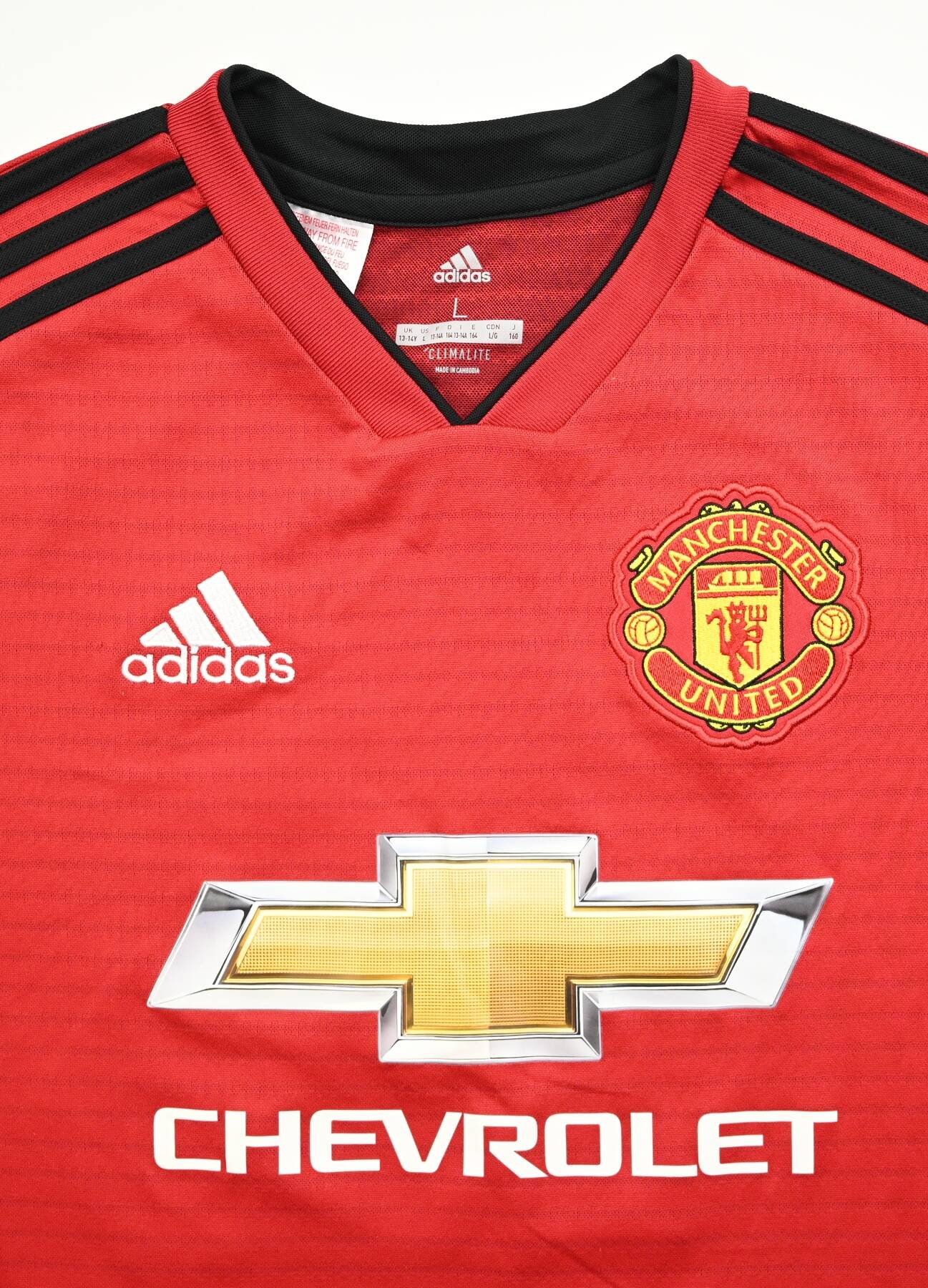 2018-19 MANCHESTER UNITED *LINGARD* SHIRT L. BOYS Football / Soccer ...