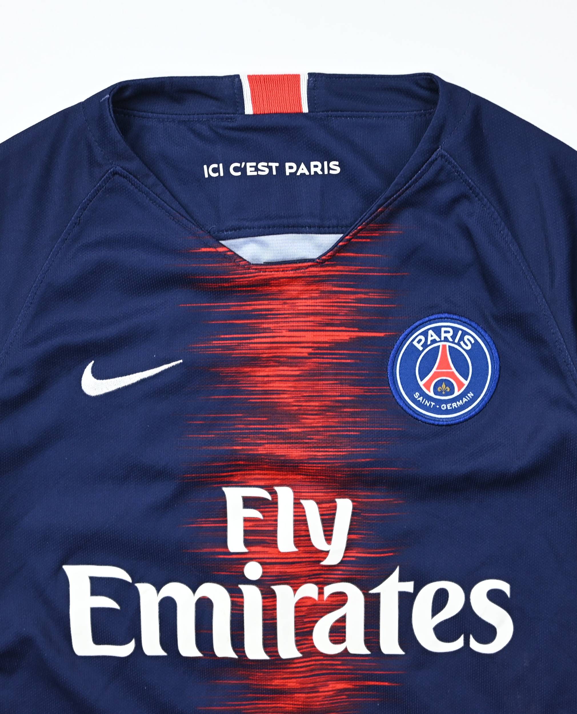 2018-19 PSG Paris-Saint-German CL Home S/S No.7 Mbappe UEFA 18-19 Jersey  shirt