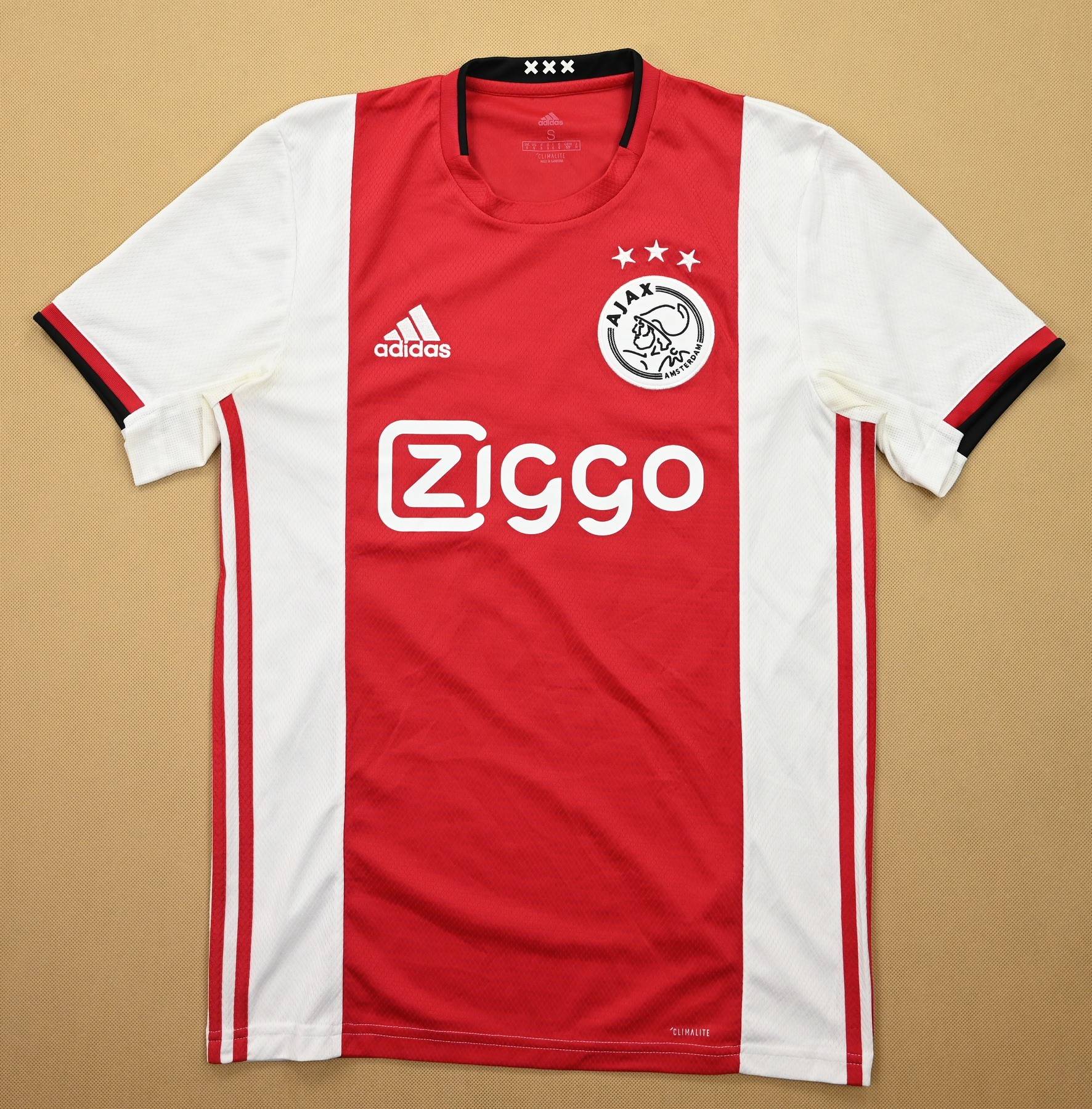 AJAX AMSTERDAM 2018 2019 HOME FOOTBALL SHIRT SOCCER JERSEY ADIDAS  TAGLIAFICO szL