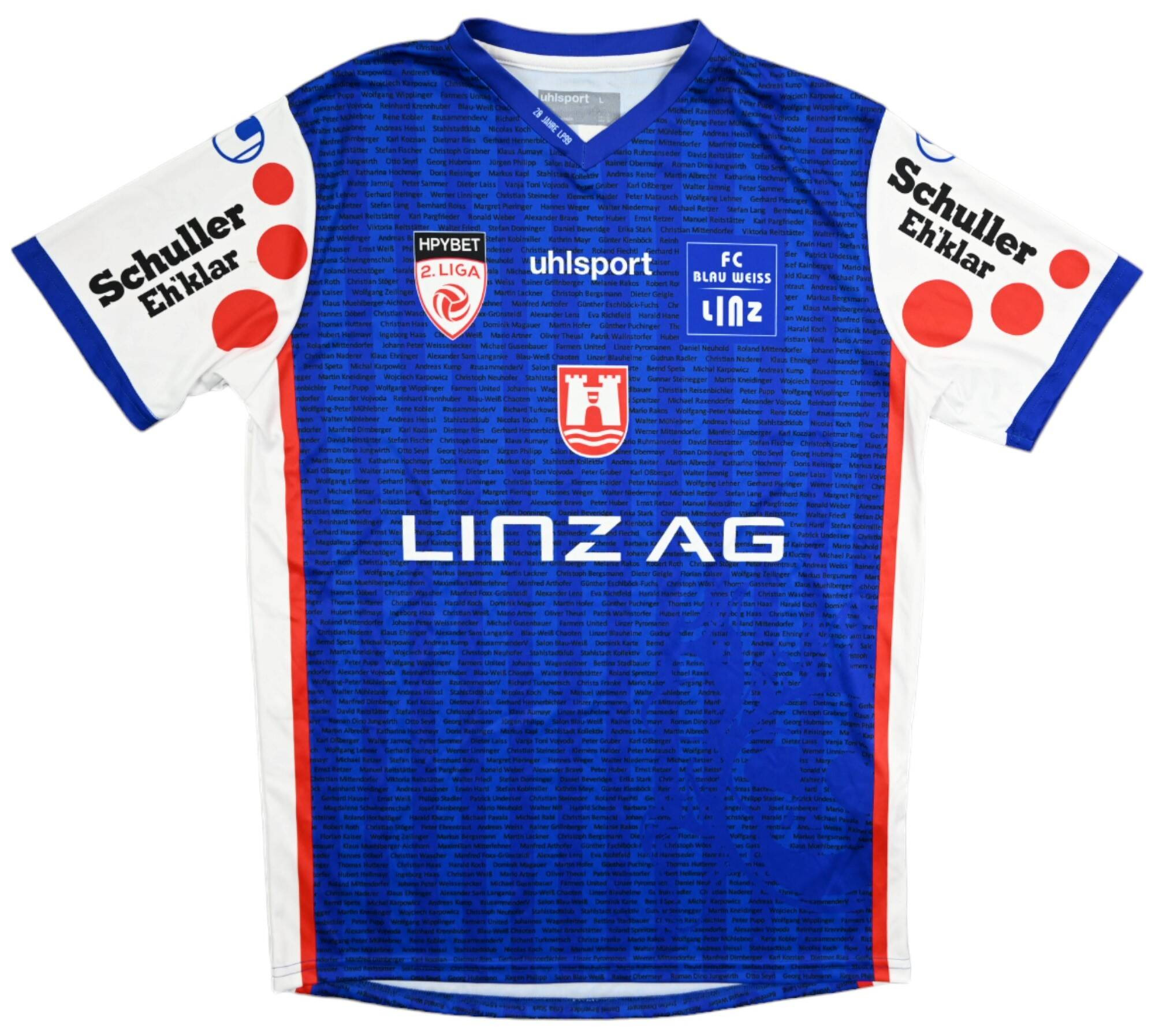 2019-20 FC BLAU WEISS LINZ SHIRT L Football / Soccer \ European Clubs ...