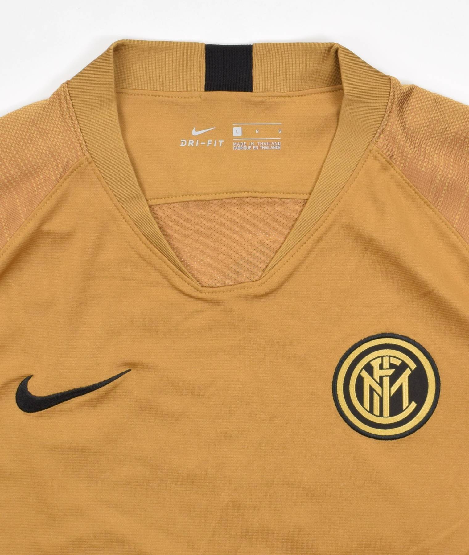 Inter milan deals gold training top