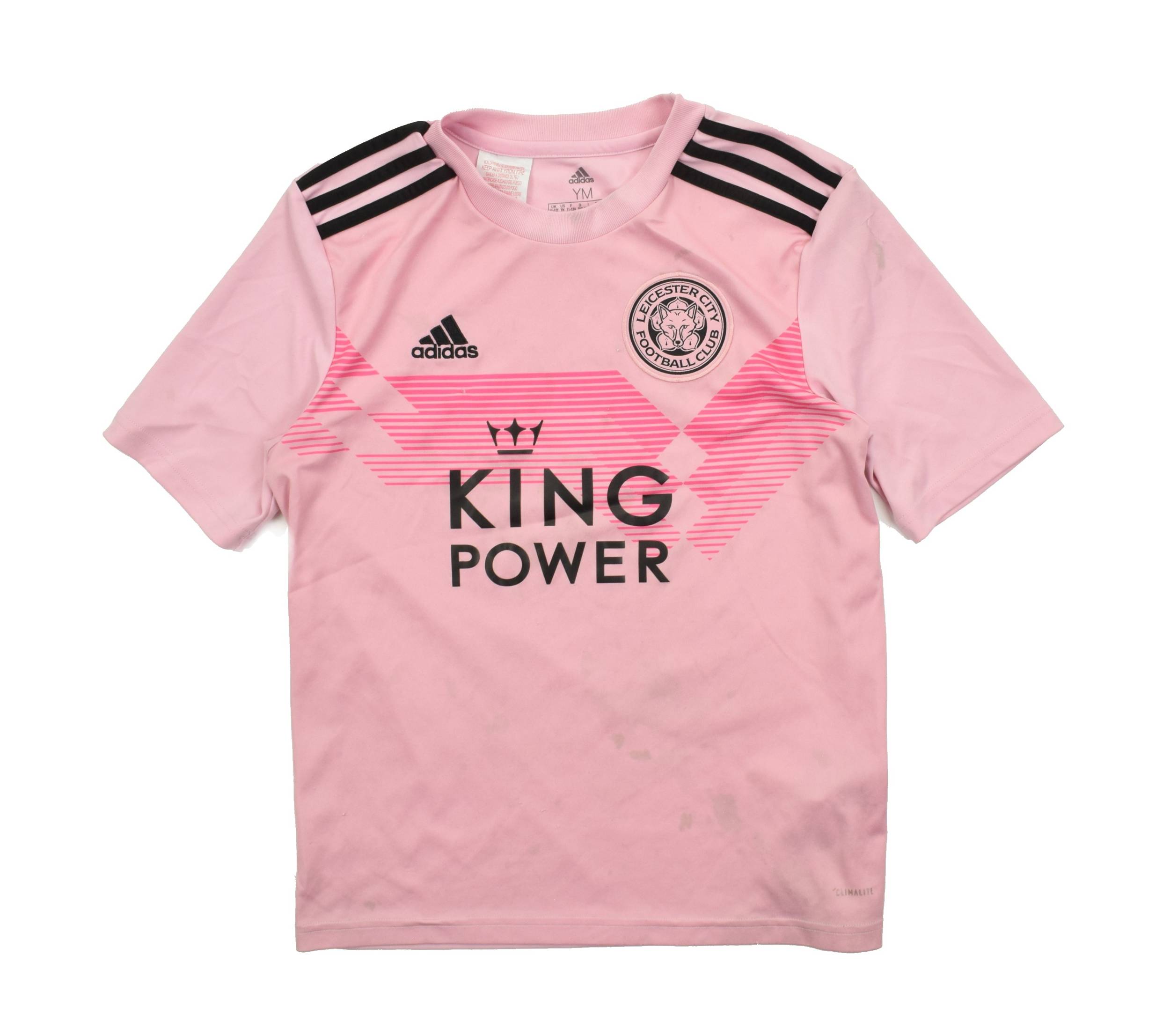 19-20 Leicester City Away Pink Soccer Jerseys Shirt