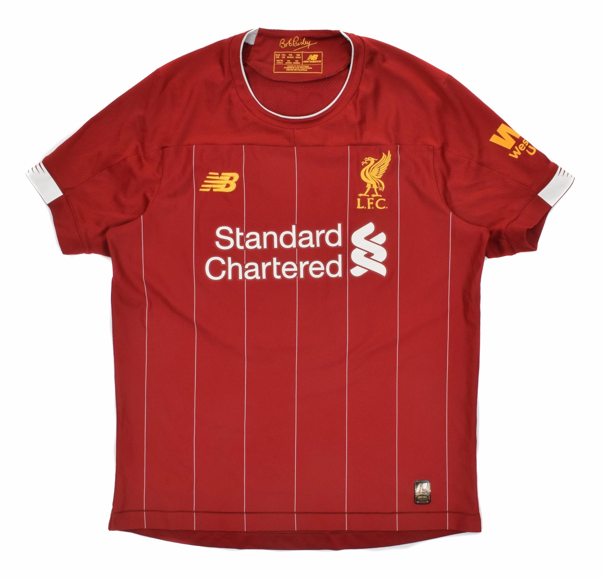 Liverpool soccer sales jersey 2019