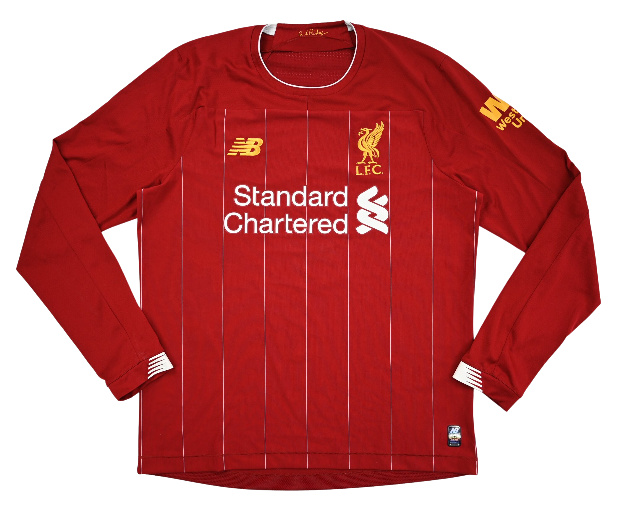 New Balance 2019-2020 Liverpool Champions Home Football Soccer T-Shirt  Jersey (Kids)