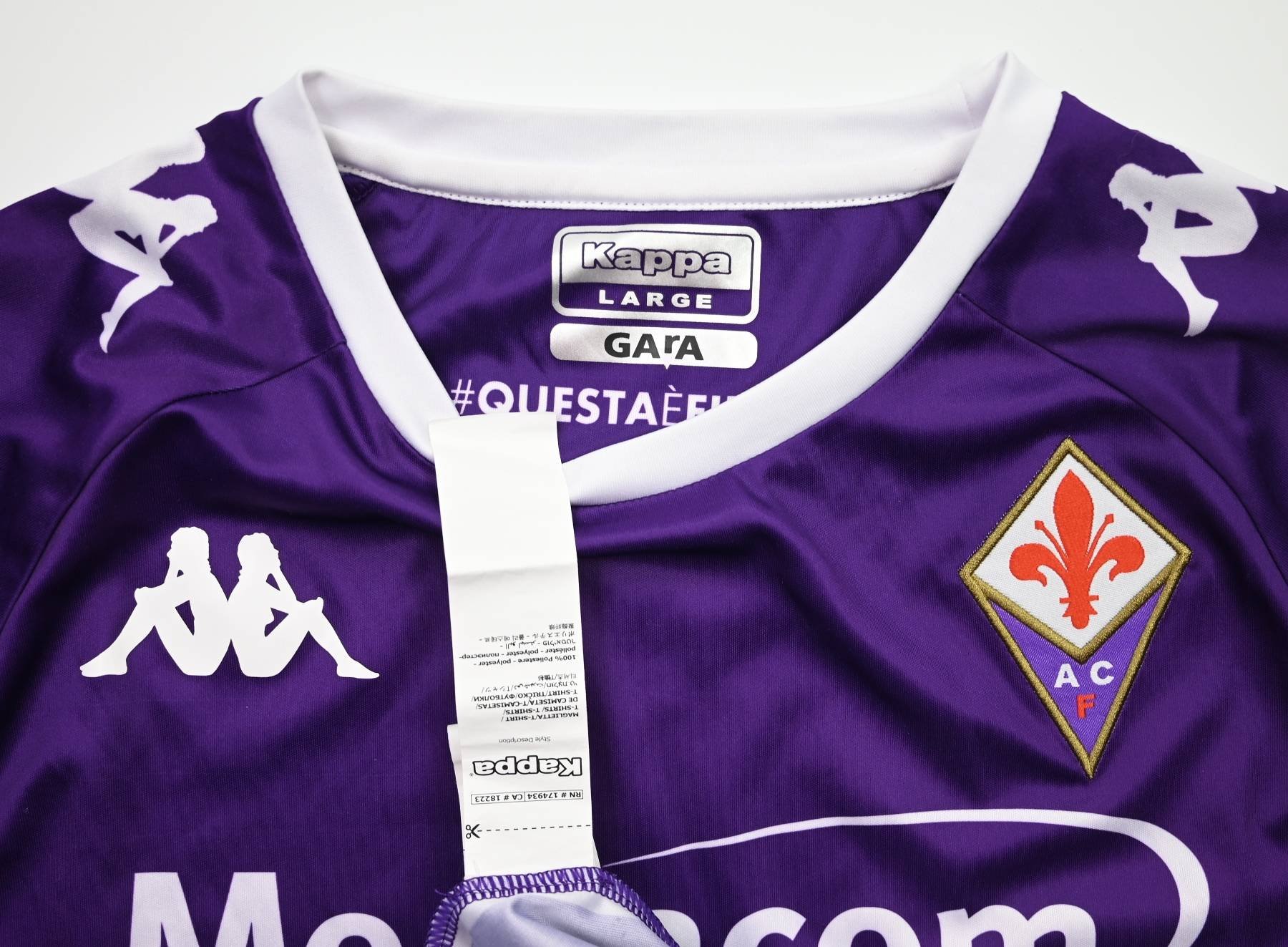 2020-21 ACF FIORENTINA SHIRT L Football / Soccer \ European Clubs ...