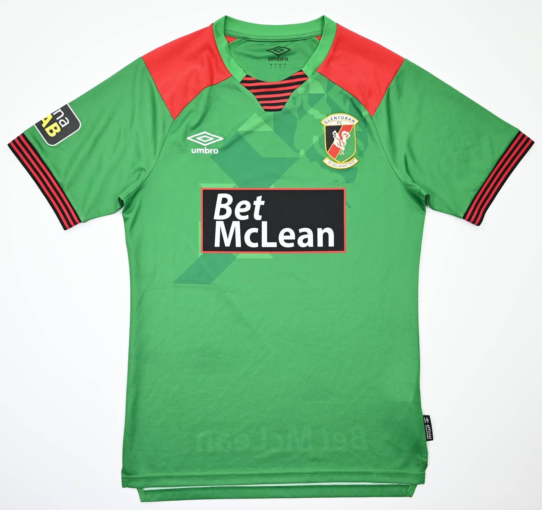 202021 GLENTORAN FC SHIRT S Football / Soccer \ Other UK Clubs \ N