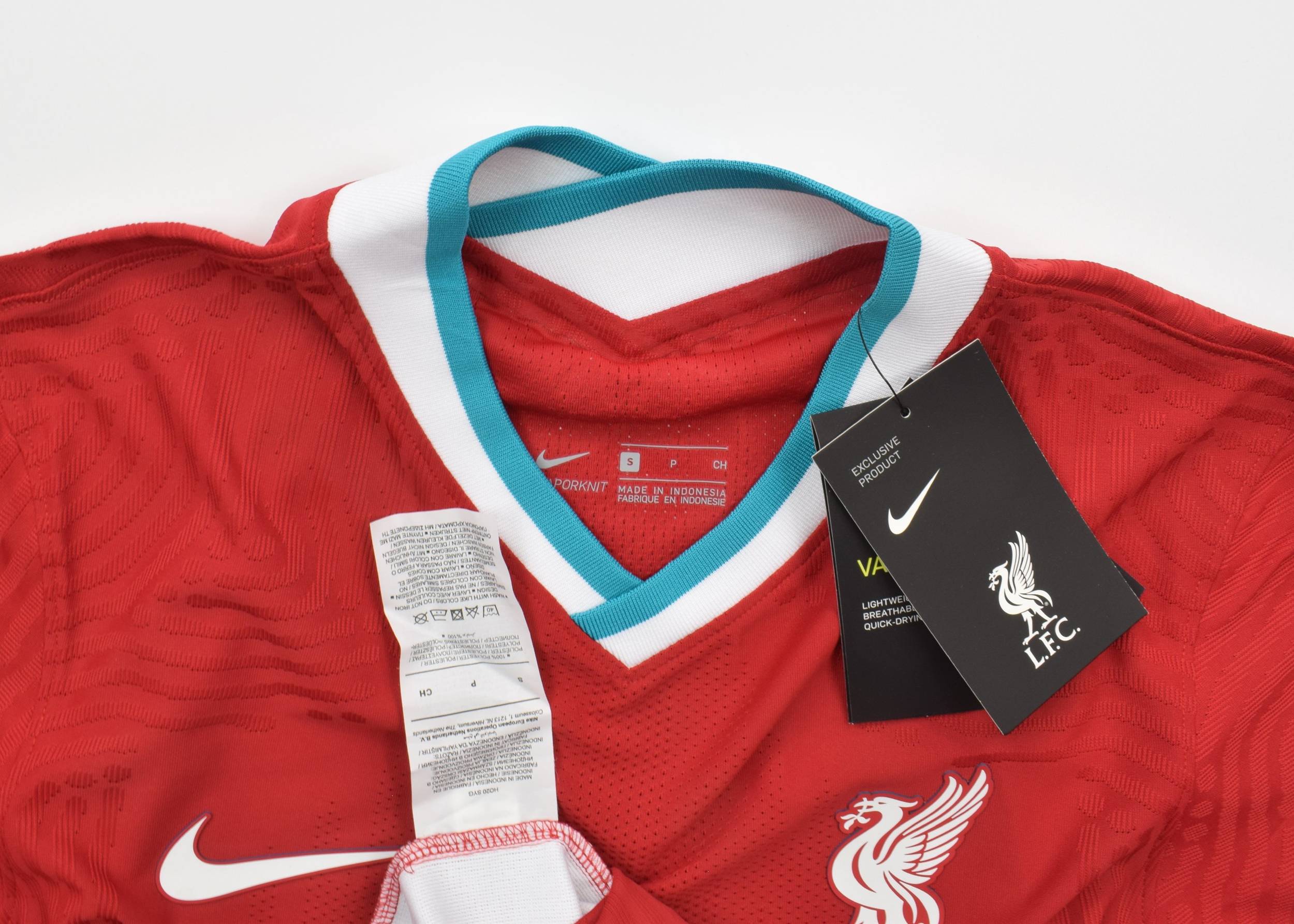 Nike 2020-21 Liverpool Vaporknit Player Issue Shirt S S