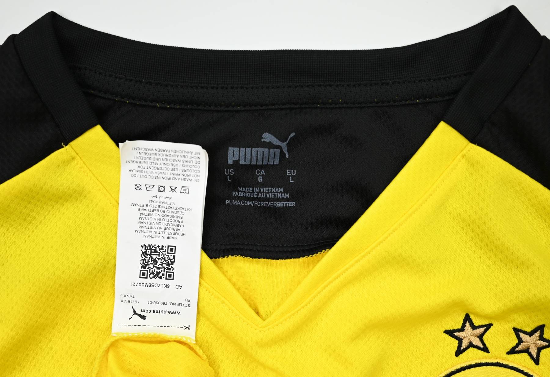 Puma Borussia Dortmund Home Jersey 2021-2022 759036-01 