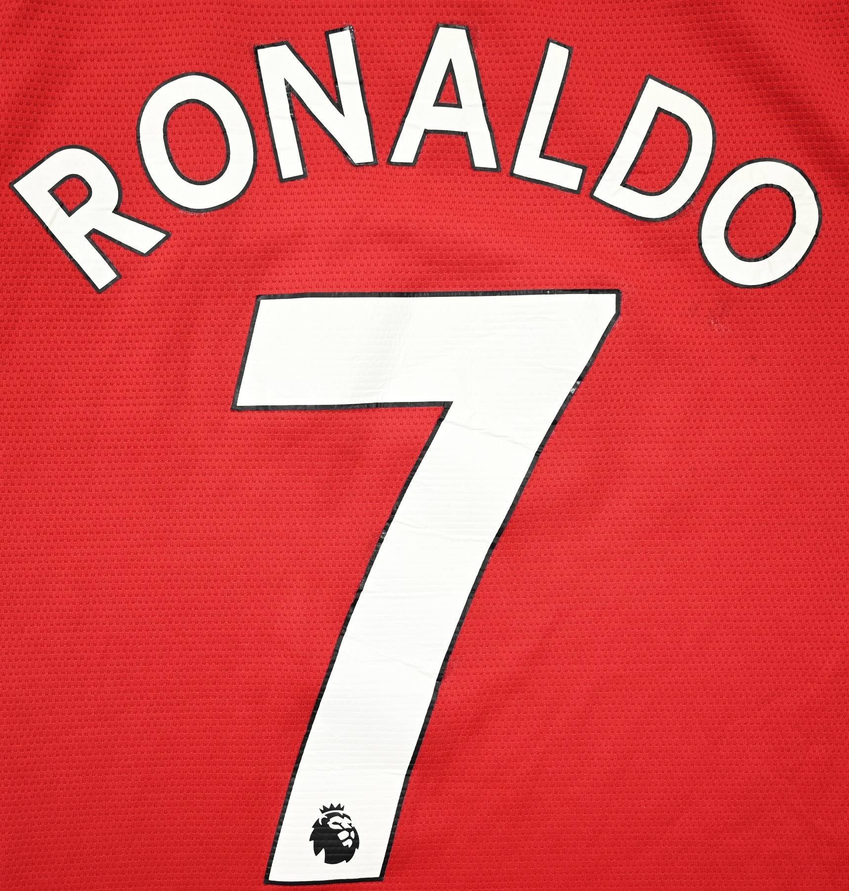 2021-22 MANCHESTER UNITED *RONALDO* SHIRT L Football / Soccer \ Premier ...