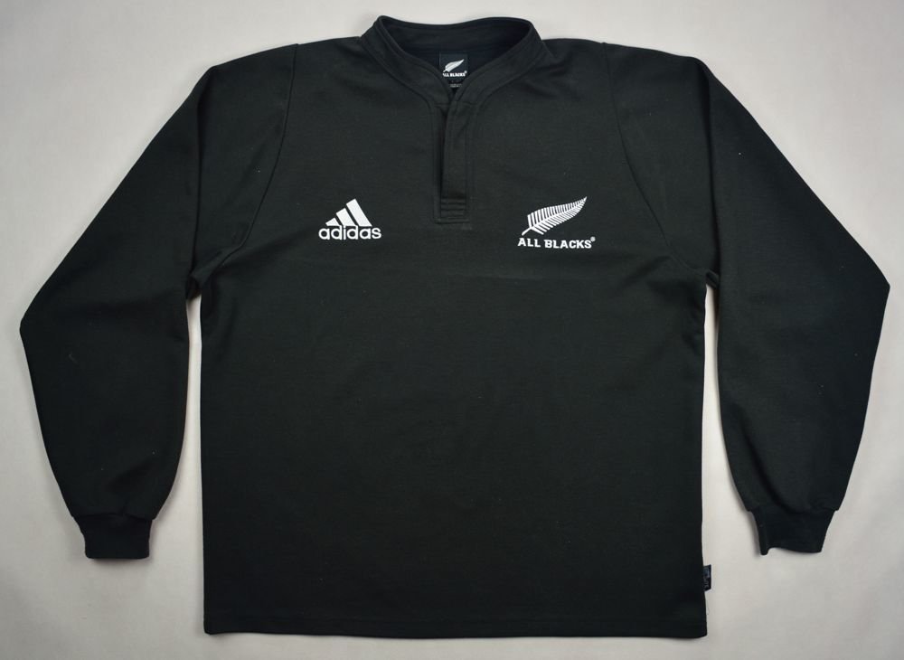 ALL BLACKS NEW ZEALAND RUGBY ADIDAS LONGSLEEVE SHIRT L Rugby \ Rugby ...