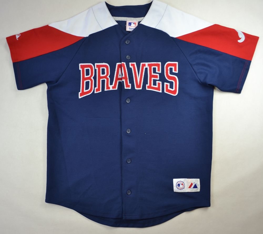  Majestic Athletic Atlanta Braves Custom (Any Name/Number)  Youth/Adult Licensed Replica Jersey (Adult Small) : Sports Fan Jerseys :  Sports & Outdoors